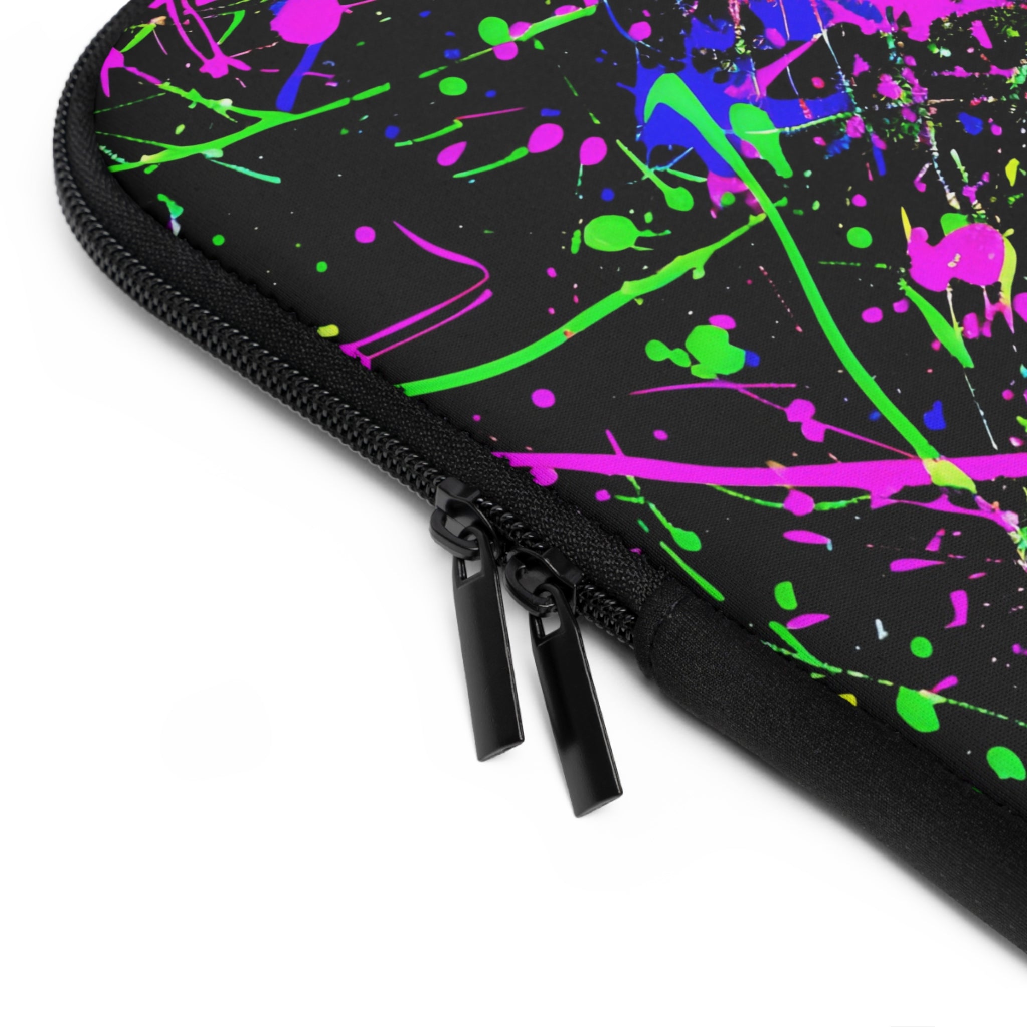 neon-abstract-paint-splatter-laptop-sleeve-green-macbook-air-sleeve-unique-tech-accessories-colorful-laptop-case-computer-cov