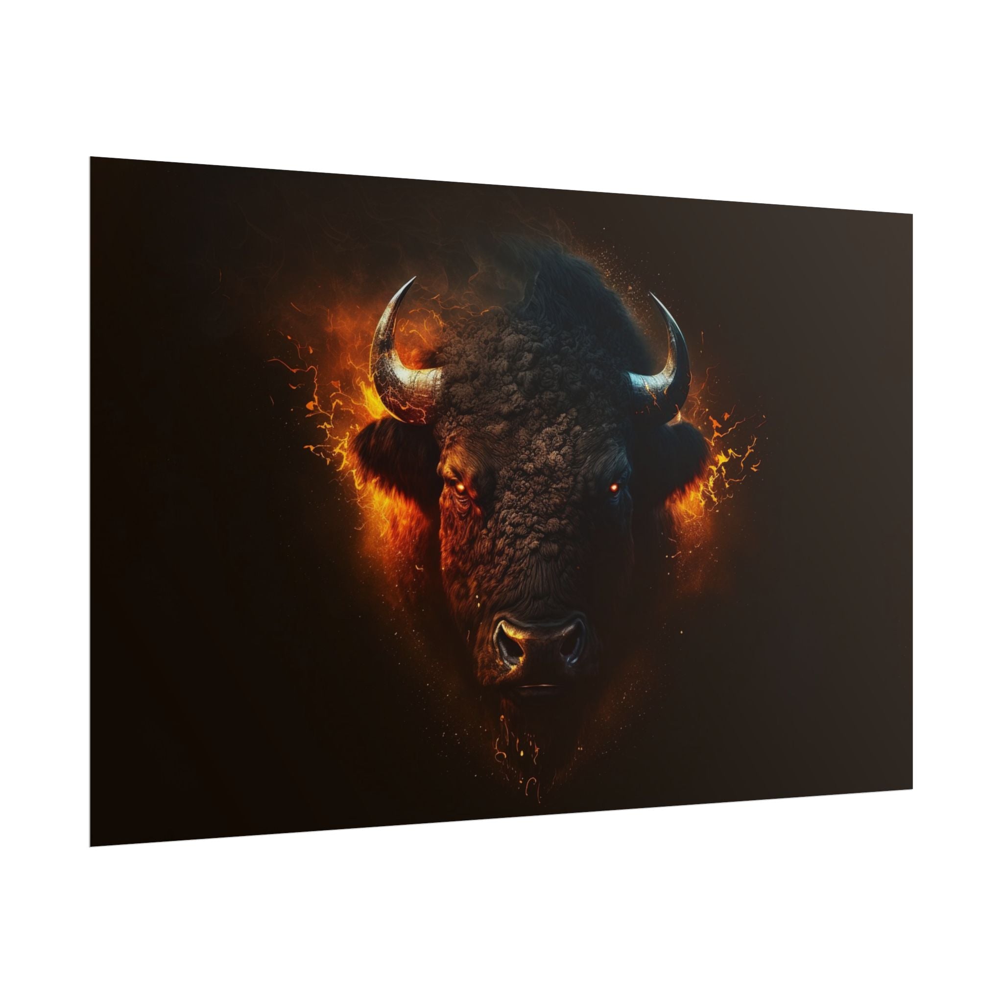 bison-art-poster-wall-decor-buffalo-gift-wildlife-home-decoration-western-bison-wall-art-nature-lover-gift-farm-house-wall-de
