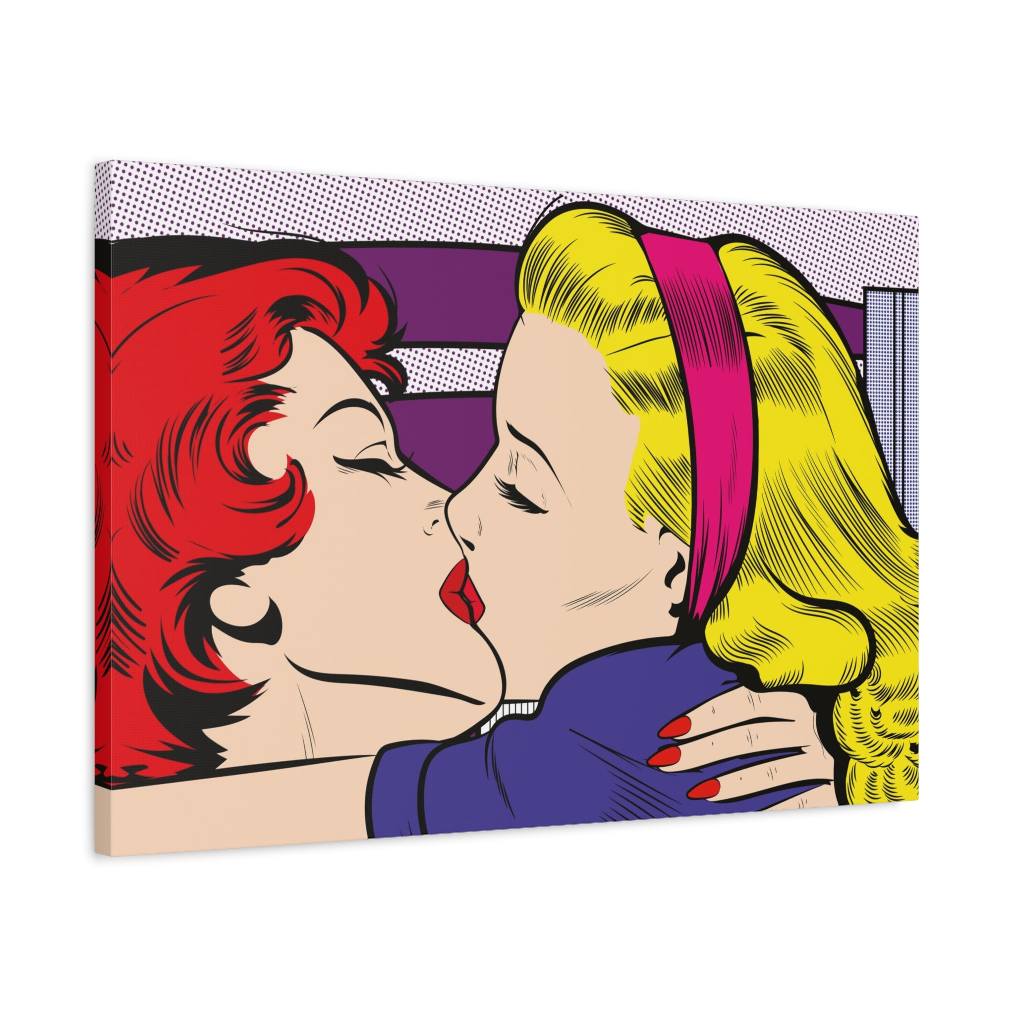 canvas-print-pop-art-lesbian-kiss-home-decor-wall-art-lgbt-pride-gift-matte-stretched-wall-art-unique-artwork