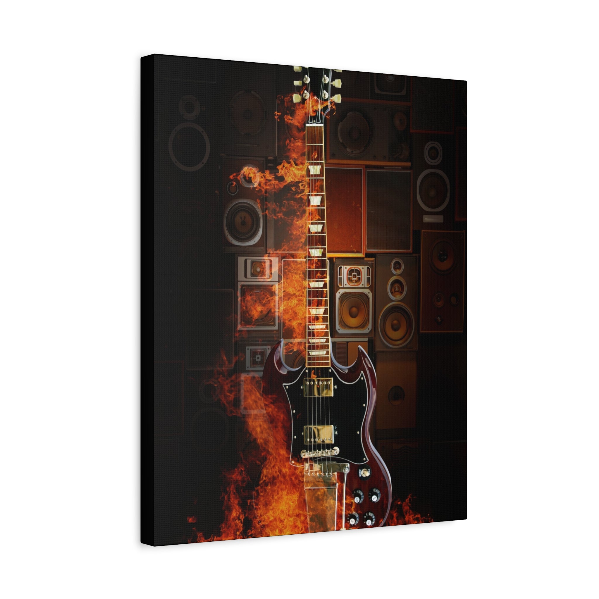 canvas-print-rock-n-roll-guitar-in-fire-home-wall-decor-music-art-gift-matte-stretched-wall-art-musicians-gift-guitarist-deco