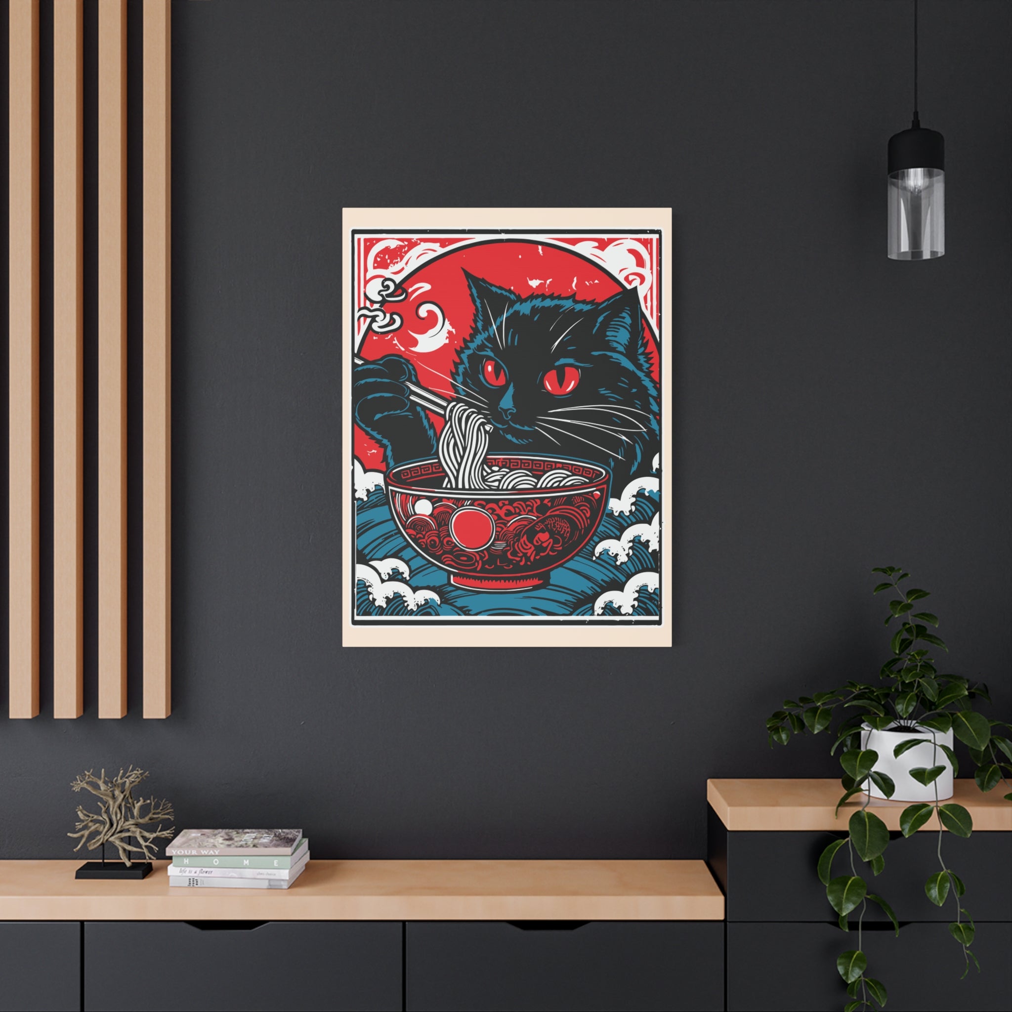 canvas-print-cat-eating-ramen-noodle-retro-japanese-decor-wall-art-living-room-decoration-matte-stretched-home-decor-cute
