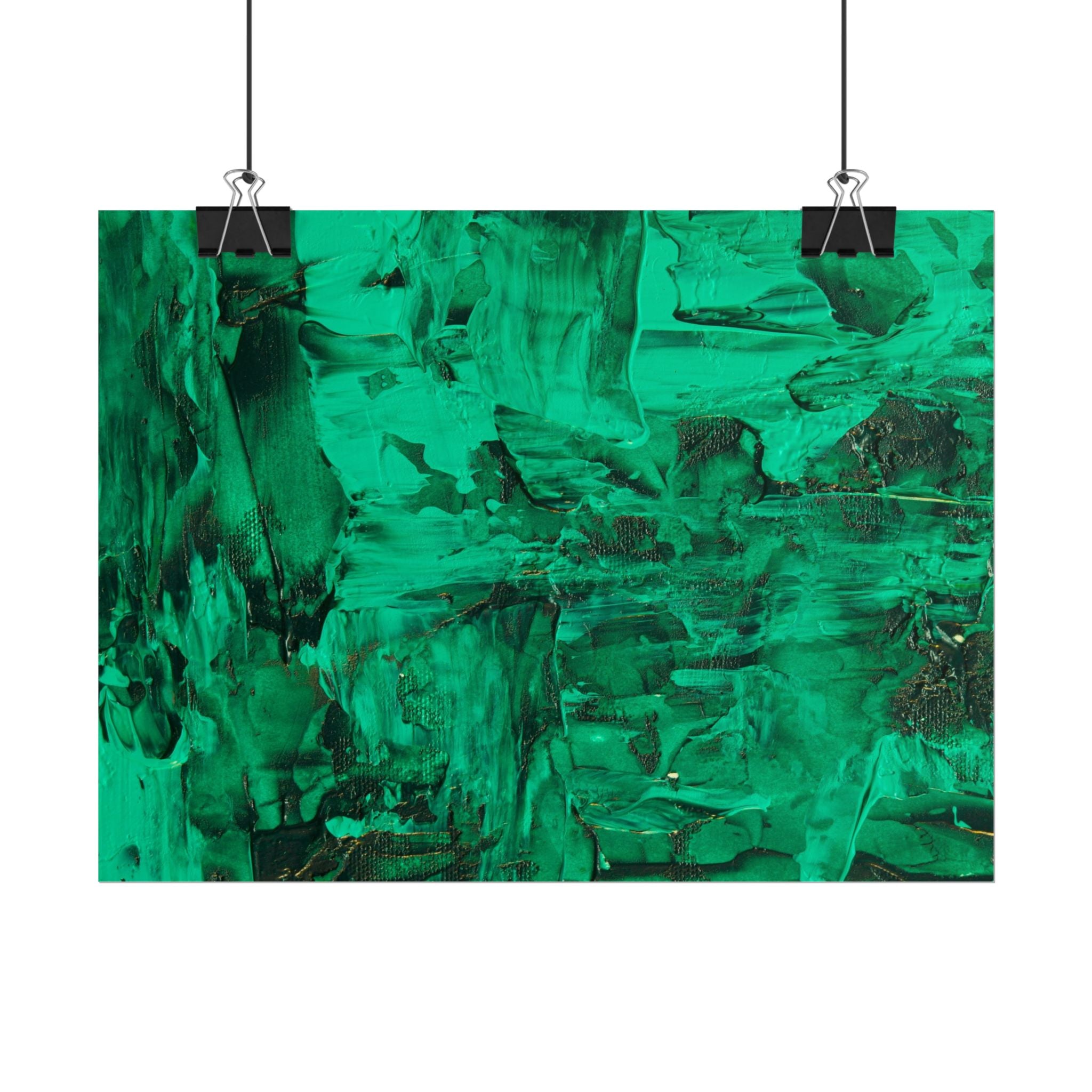 Abstract Green Poster Wall Art, Home Decor, Office Decor, Green Canvas Bedroom, Green Poster Print, Modern Art, Green Wall Decor