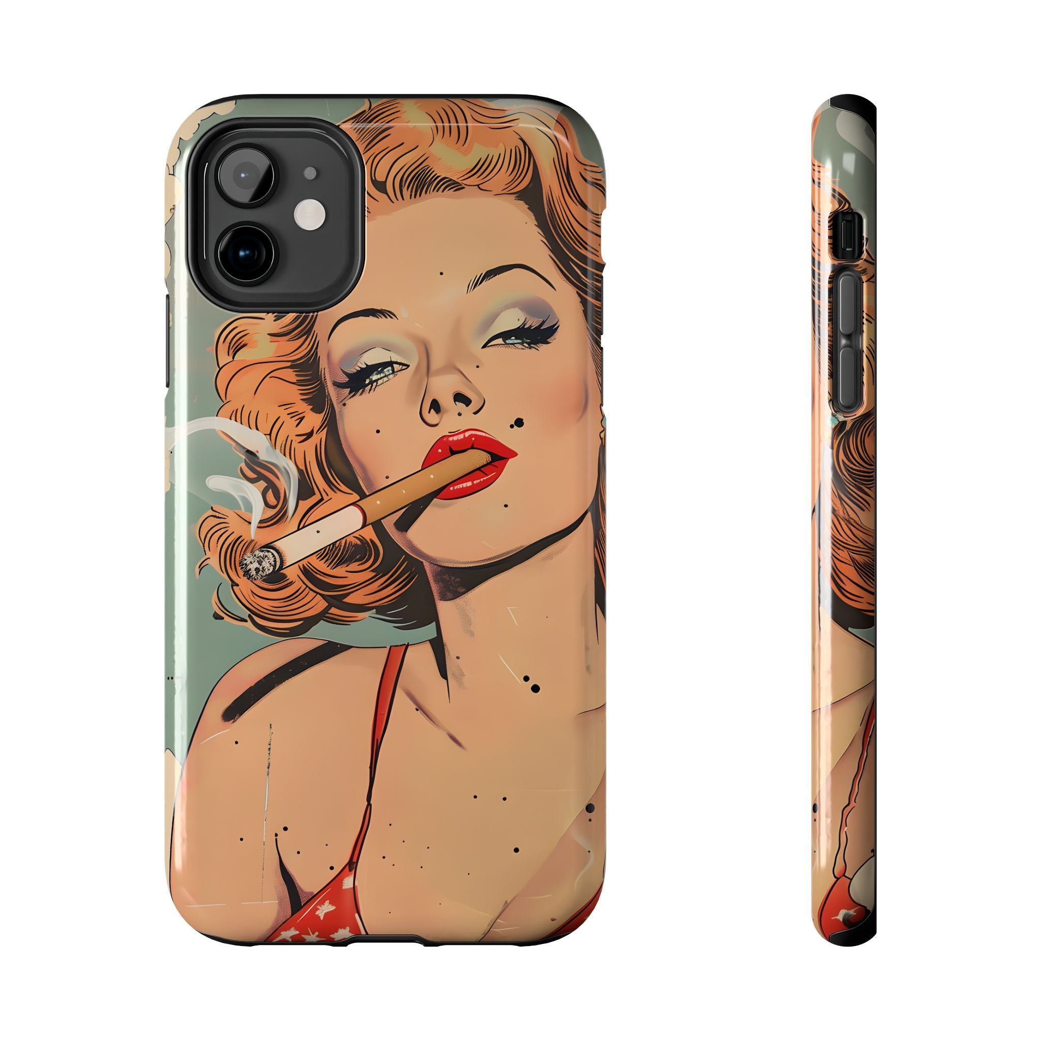 tough-phone-cases-vintage-pin-up-girl-iphone-cover-strong-phone-protector-retro-pinup-design-protective-smartphone-case
