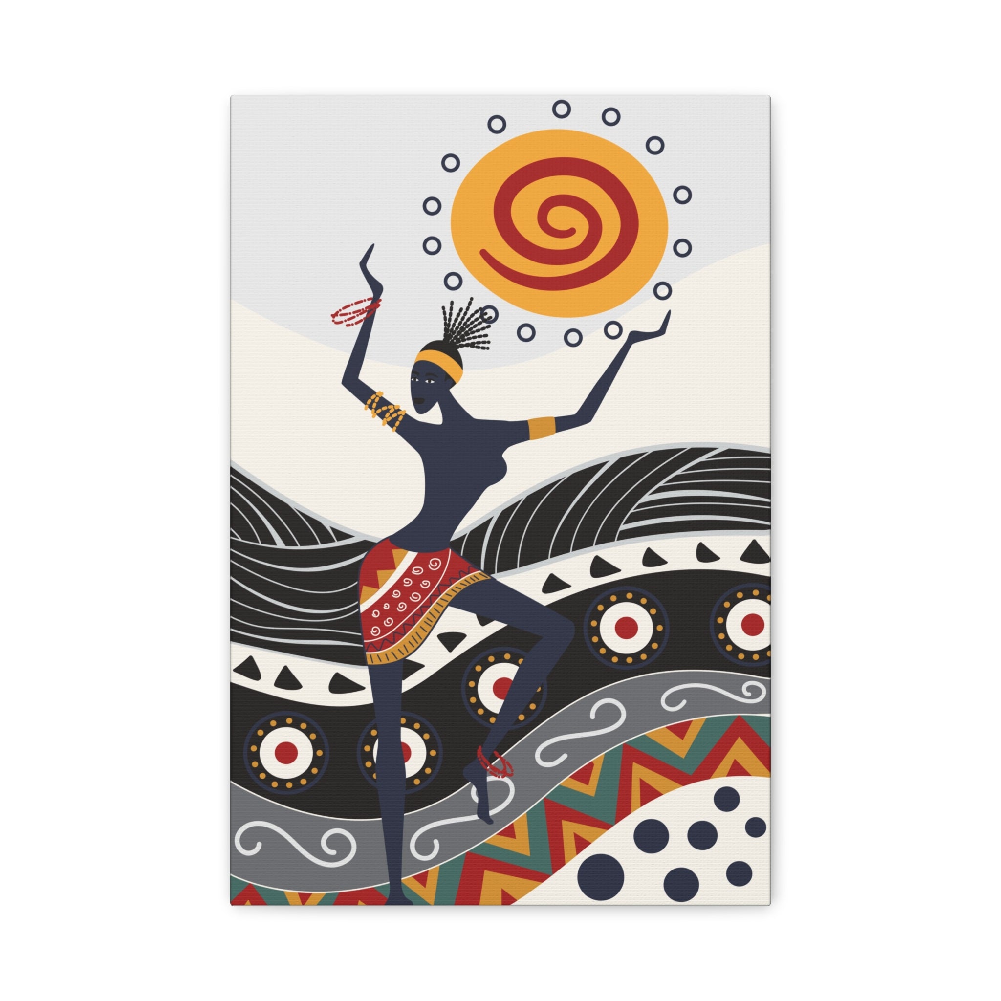 stretched-canvas-print-african-ornament-traditional-dance-wall-decor-african-wall-art-tribal-home-decoration-ethnic-african-a