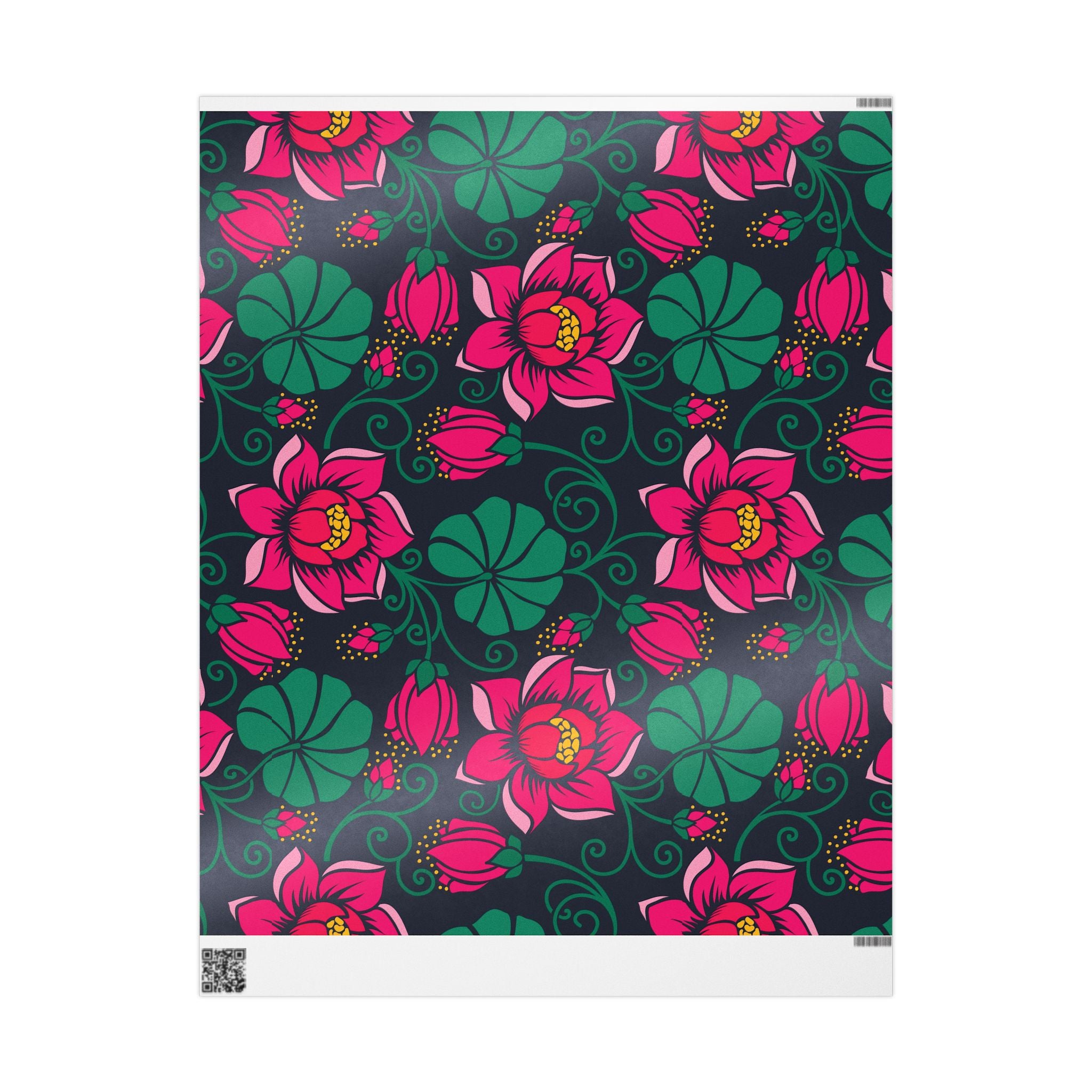 vintage-retro-pink-tulip-gift-wrap-30x72-inch-floral-design-birthday-wrapping-decorative-craft-paper-holiday-gift-wrap-elegan