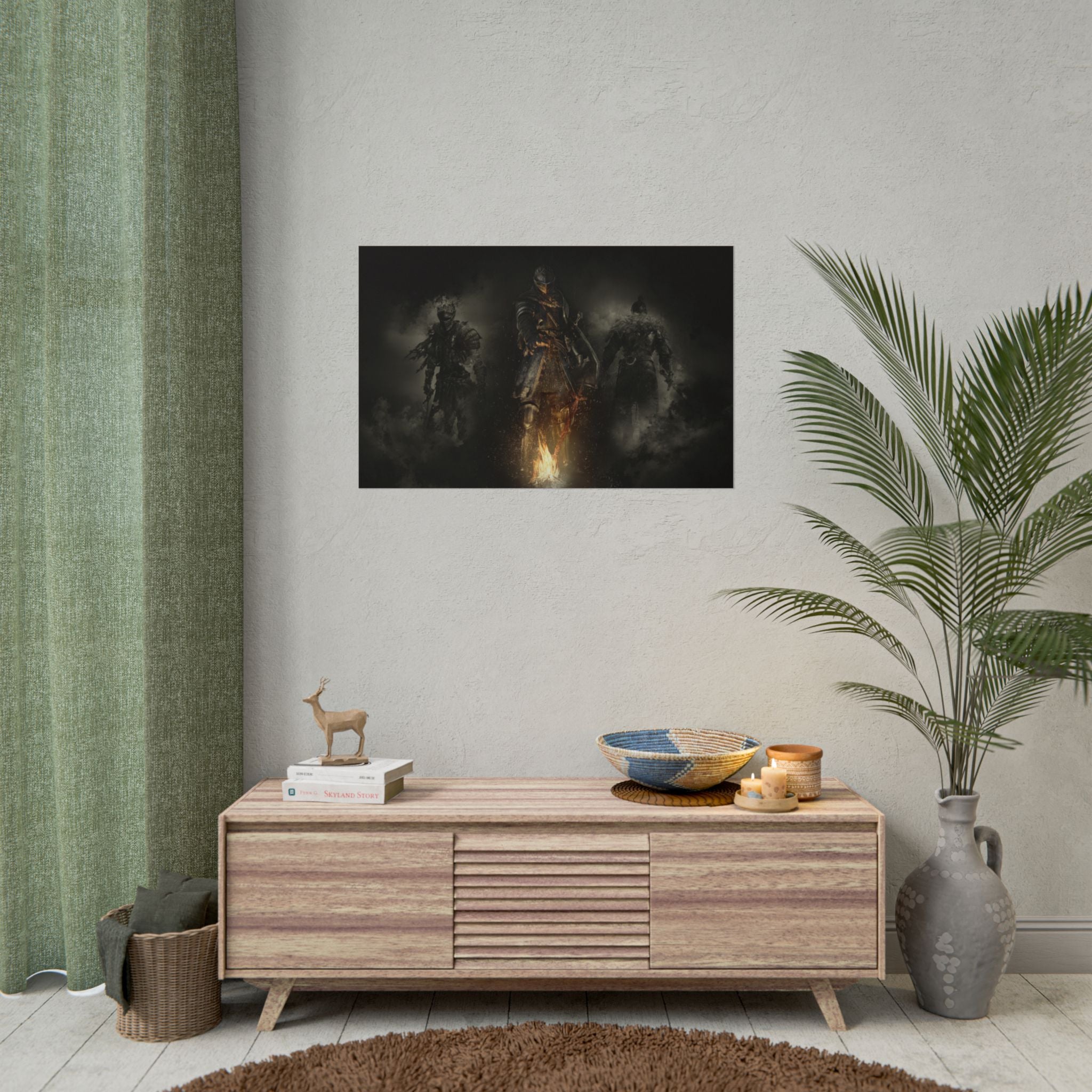 dark-souls-warrior-poster-remastered-artwork-gaming-wall-art-print-poster-art-game-wall-decor-geek-poster-prin