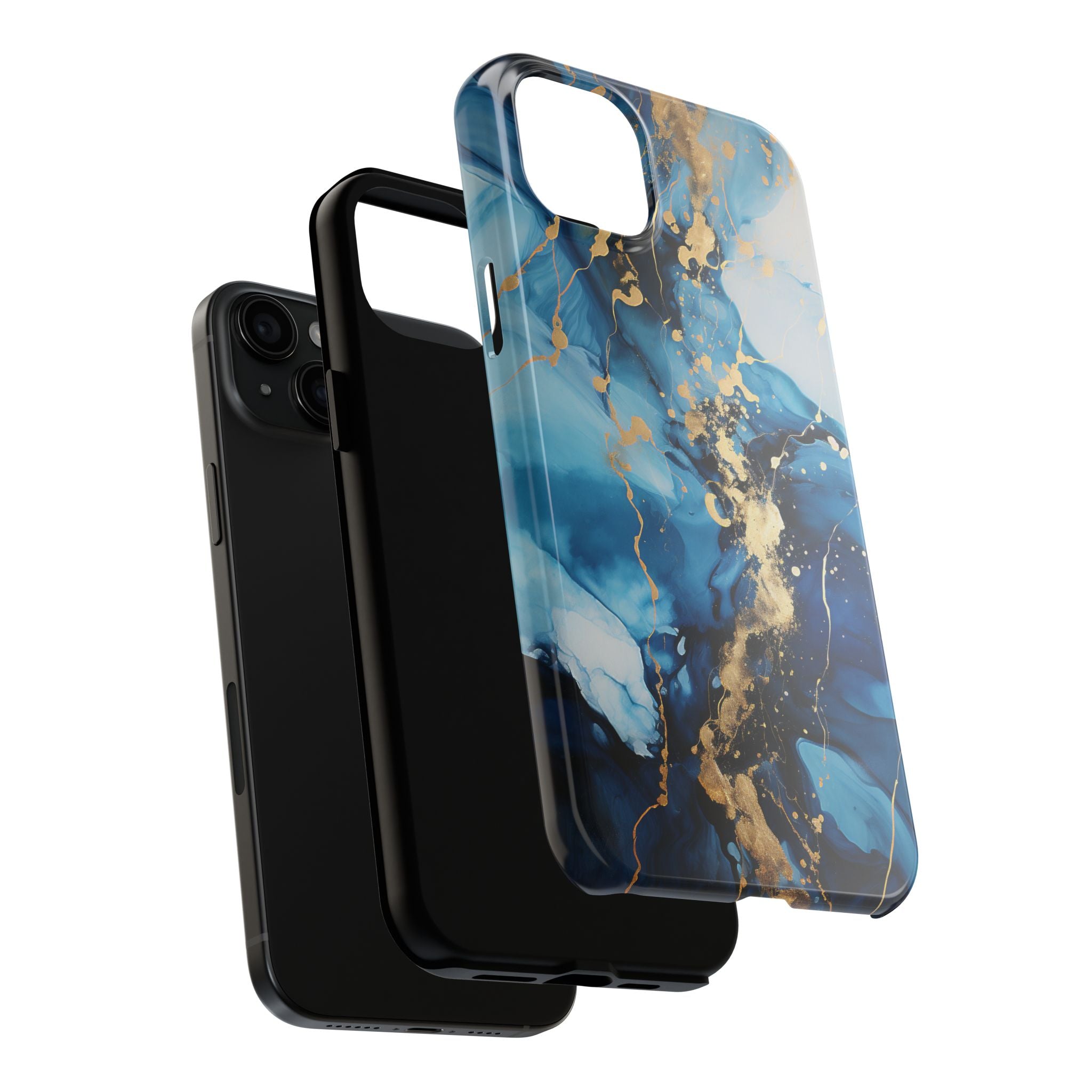 blue-gold-marble-iphone-tough-case-elegant-minimalist-protective-cover-stylish-phone-shell-hard-shell-iphone-case-trendy-acce