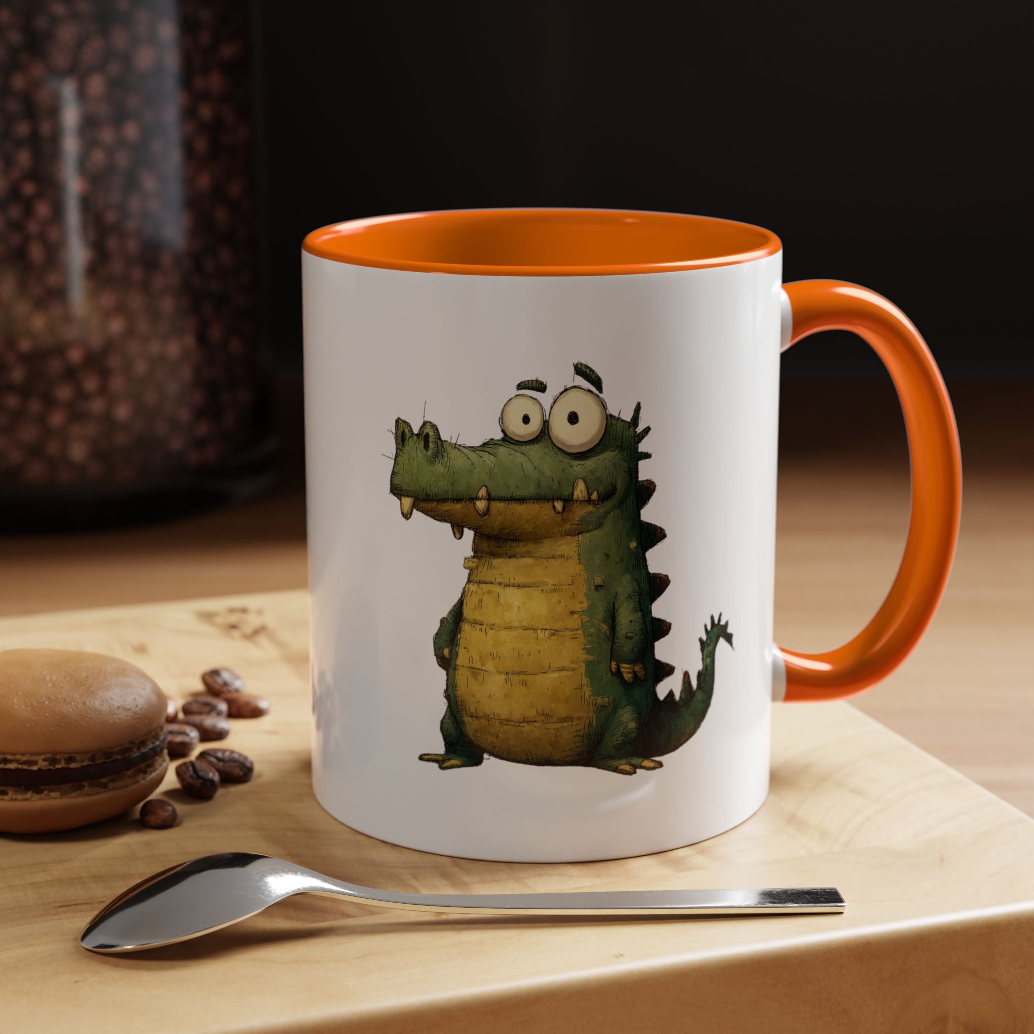 Funny Alligator Accent Coffee Mug | Cute Animal Mug for Nature Lovers, Ideal Gift for Birthdays, Holidays, Home Decor