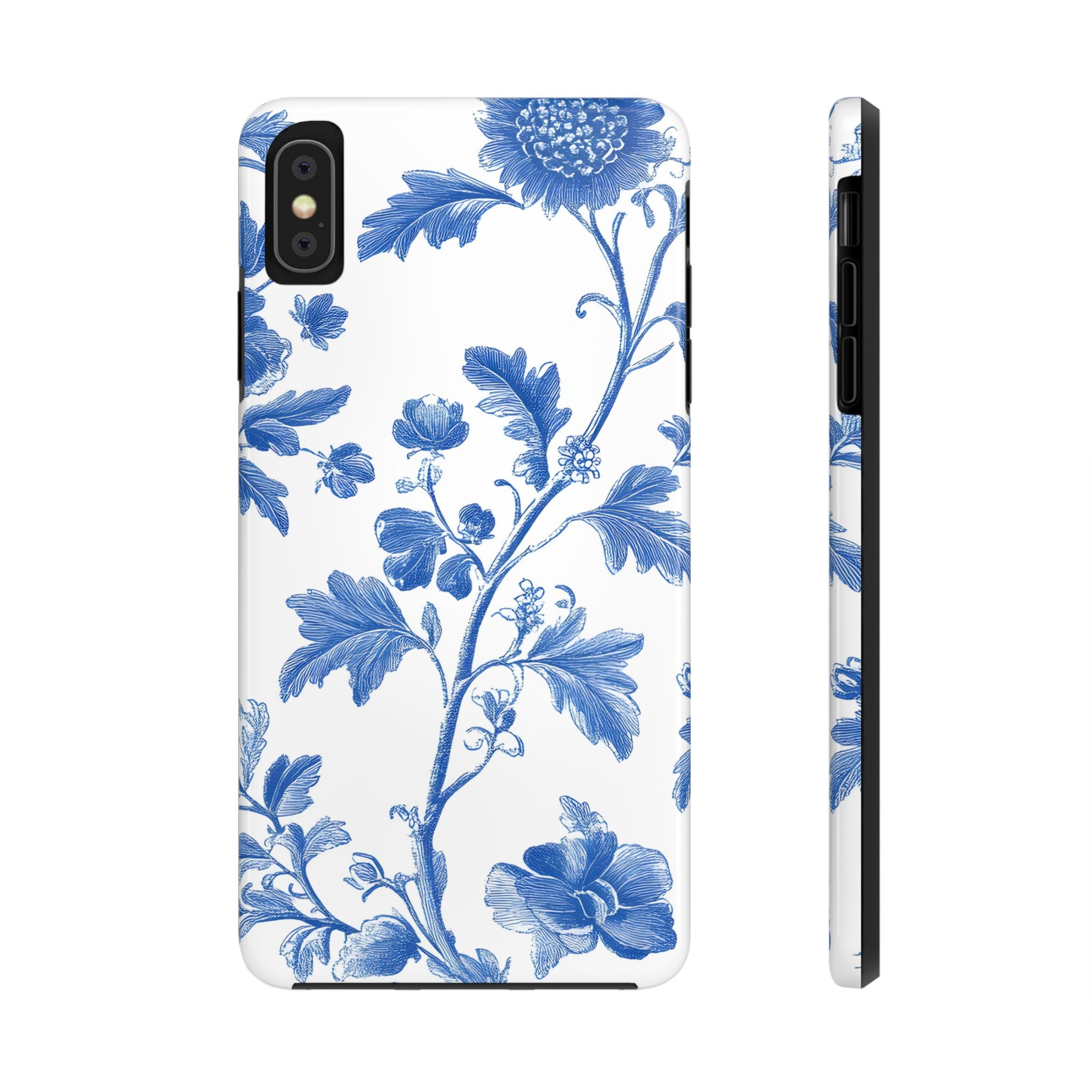 french-toile-floral-tough-iphone-case-blue-iphone-cover-protective-iphone-case-hard-shell-iphone-case-vintage-design-iphone-c