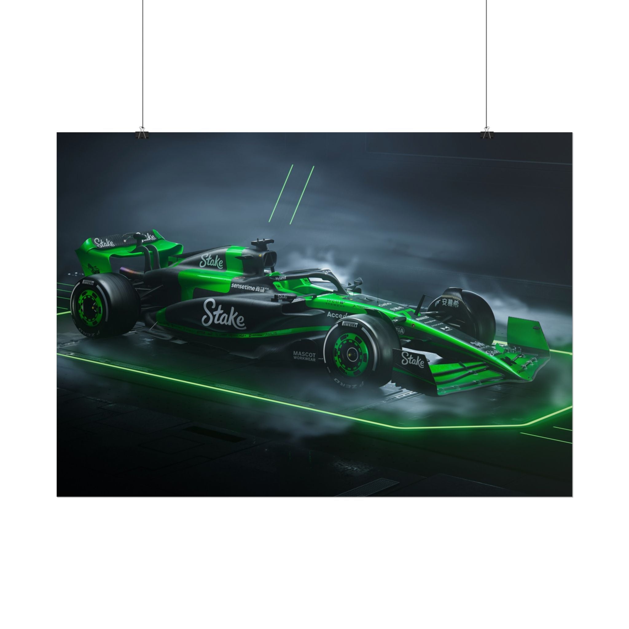 green-formula-1-car-poster-print-formula-one-cars-formula-1-gift-formula-1-poster-formula-1-wall-art-wall-decor-room-decor