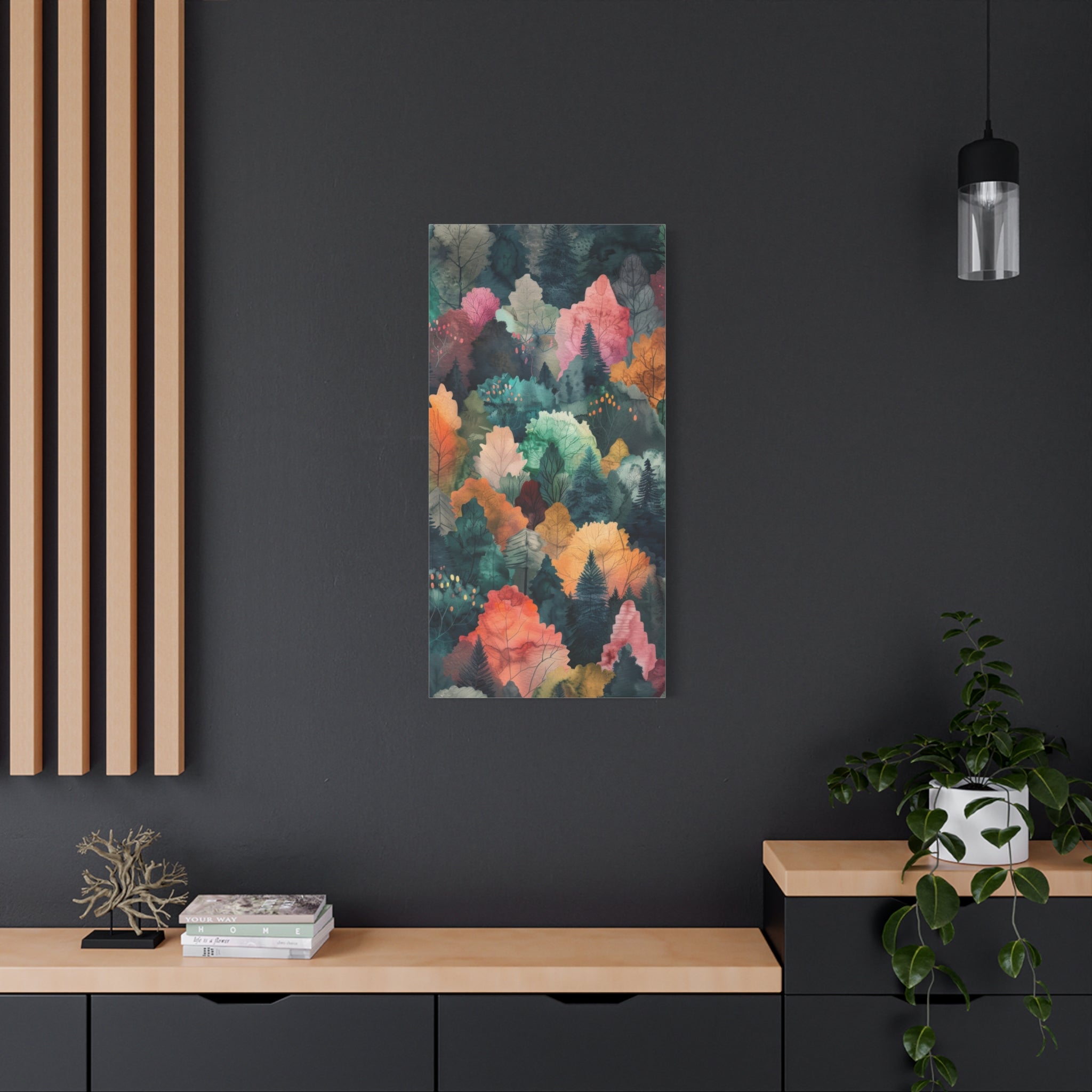 canvas-wall-art-autumn-watercolor-decor-fall-decor-pastel-colors-nature-decor-fall-canvas-wall-art-matte-canvas