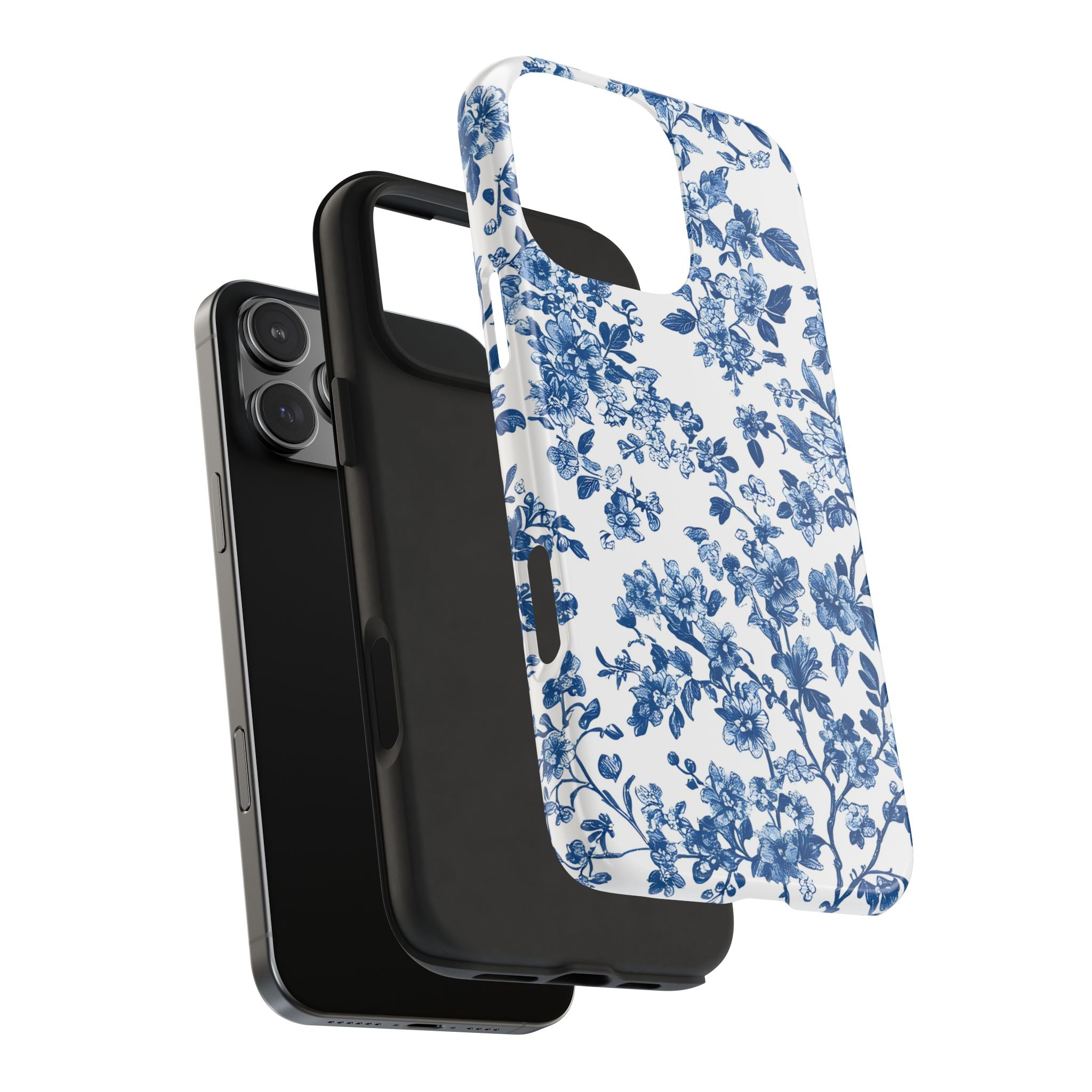 french-toile-floral-tough-iphone-case-blue-iphone-cover-protective-iphone-case-hard-shell-iphone-case-vintage-design-phone-ca