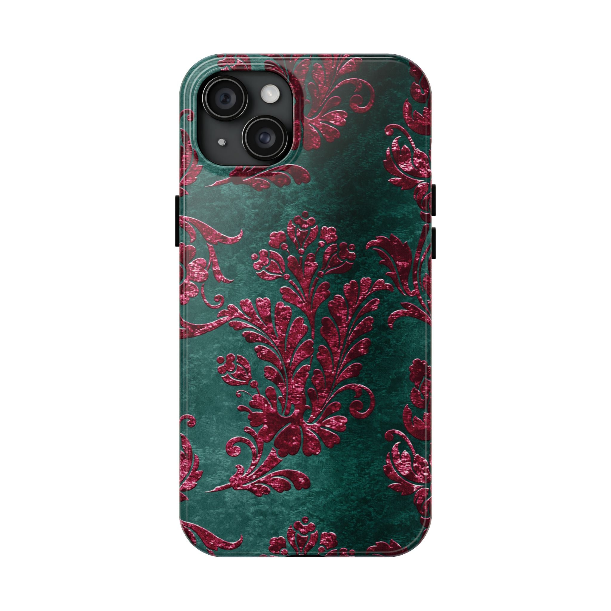 embossed-burgundy-velvet-tough-iphone-case-protective-iphone-cover-heavy-duty-iphone-case-rugged-phone-case-durable-smartphon