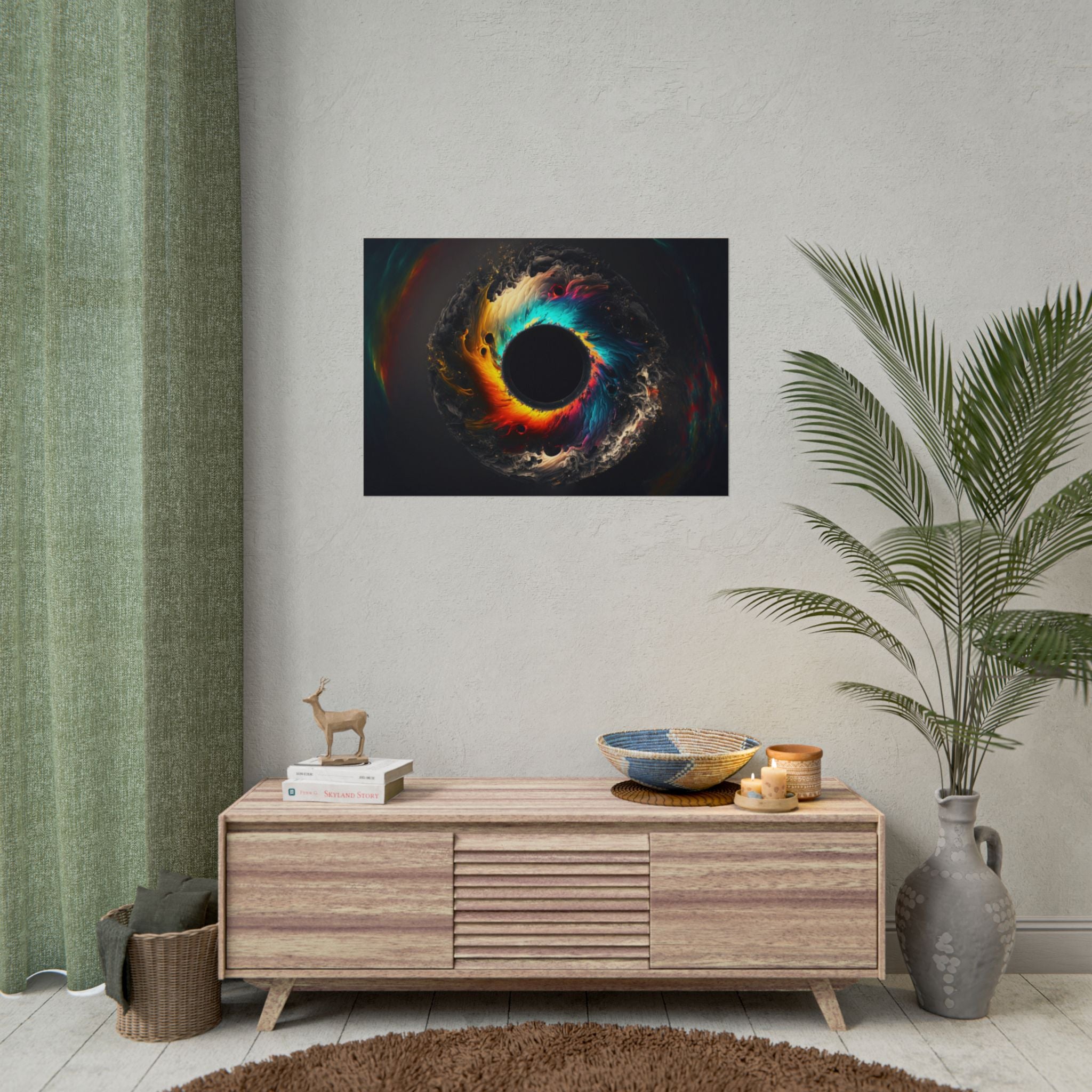 colorful-eye-poster-wall-art-black-hole-wall-decor-abstract-eye-artwork-home-decor-living-room-decor