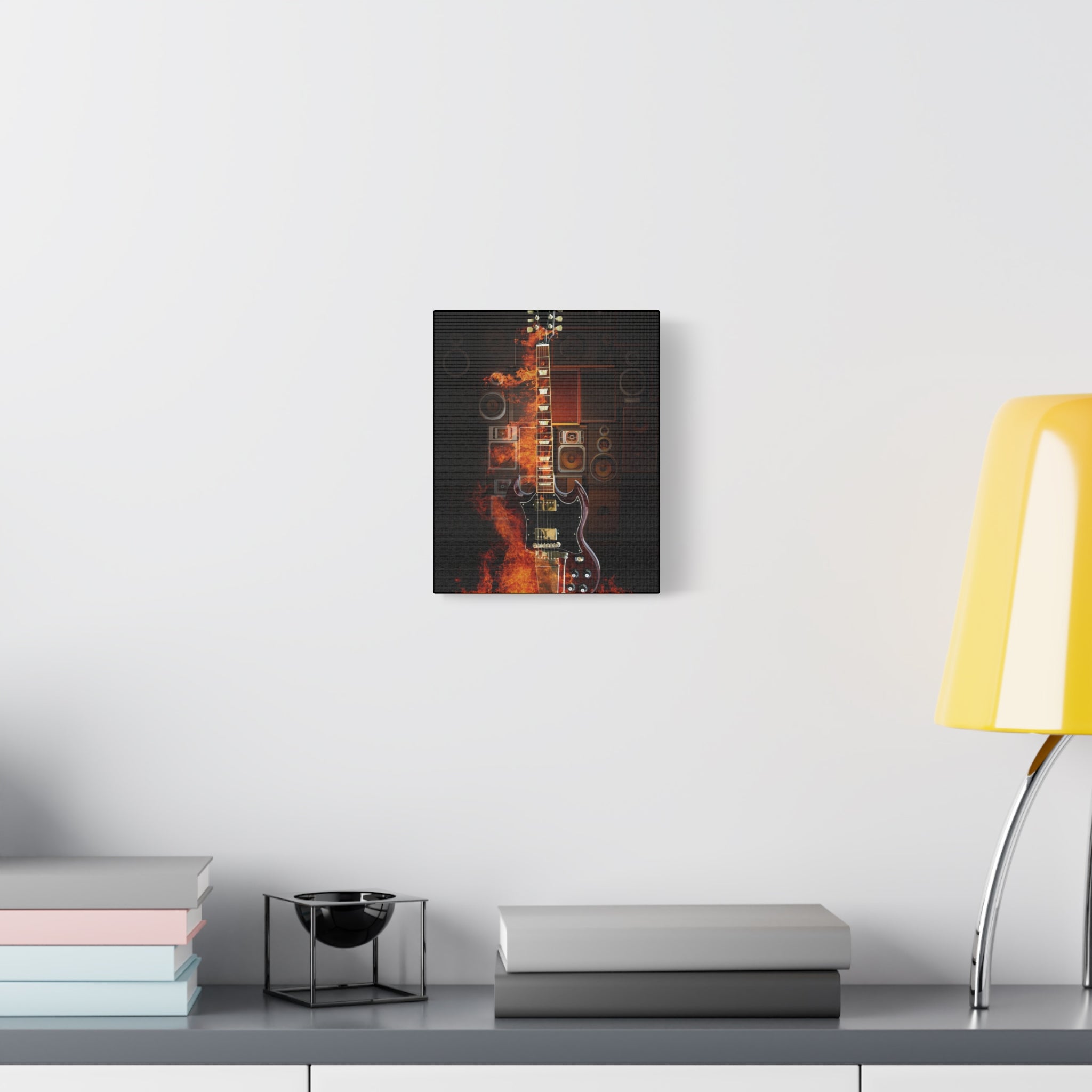 canvas-print-rock-n-roll-guitar-in-fire-home-wall-decor-music-art-gift-matte-stretched-wall-art-musicians-gift-guitarist-deco