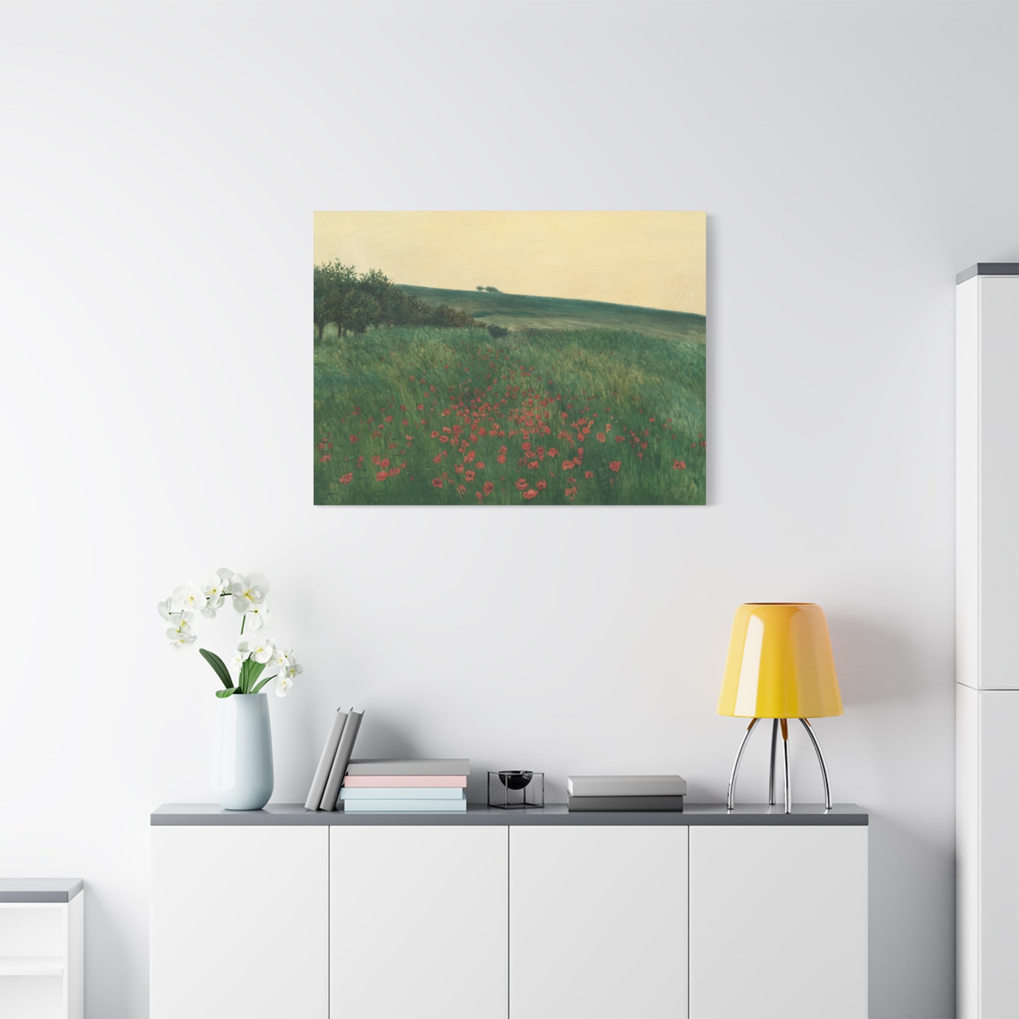 canvas-print-fields-art-print-fields-landscape-painting-red-poppies-frantisek-kavan-rustic-canvas-wall-art-farmhouse-wall-dec