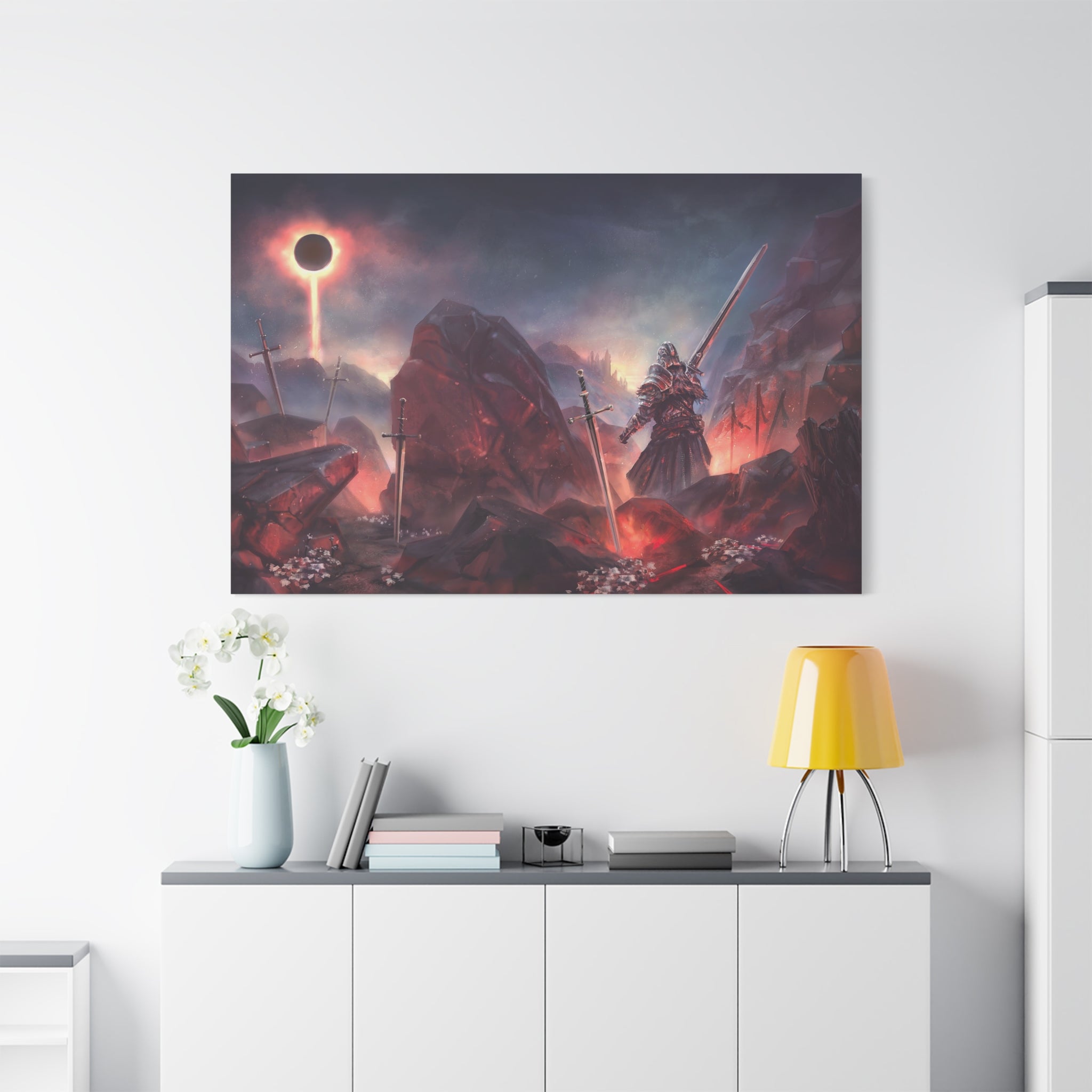 dark-souls-world-canvas-wall-art-sir-knight-artorias-matte-stretched-canvas-dark-souls-game-art-work-home-deco