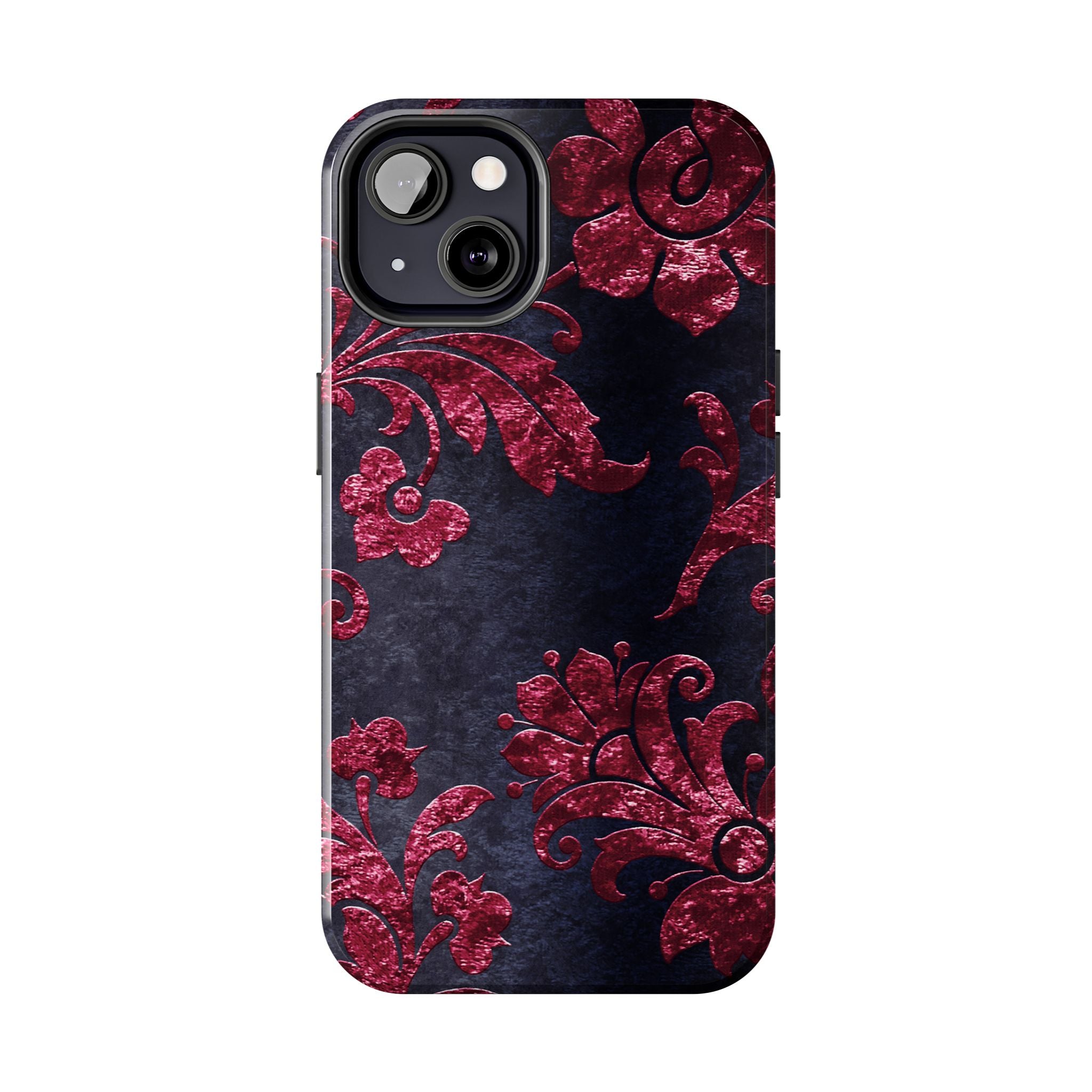 embossed-burgundy-velvet-tough-iphone-case-protective-iphone-cover-heavy-duty-iphone-case-rugged-phone-case-durable-smartphon