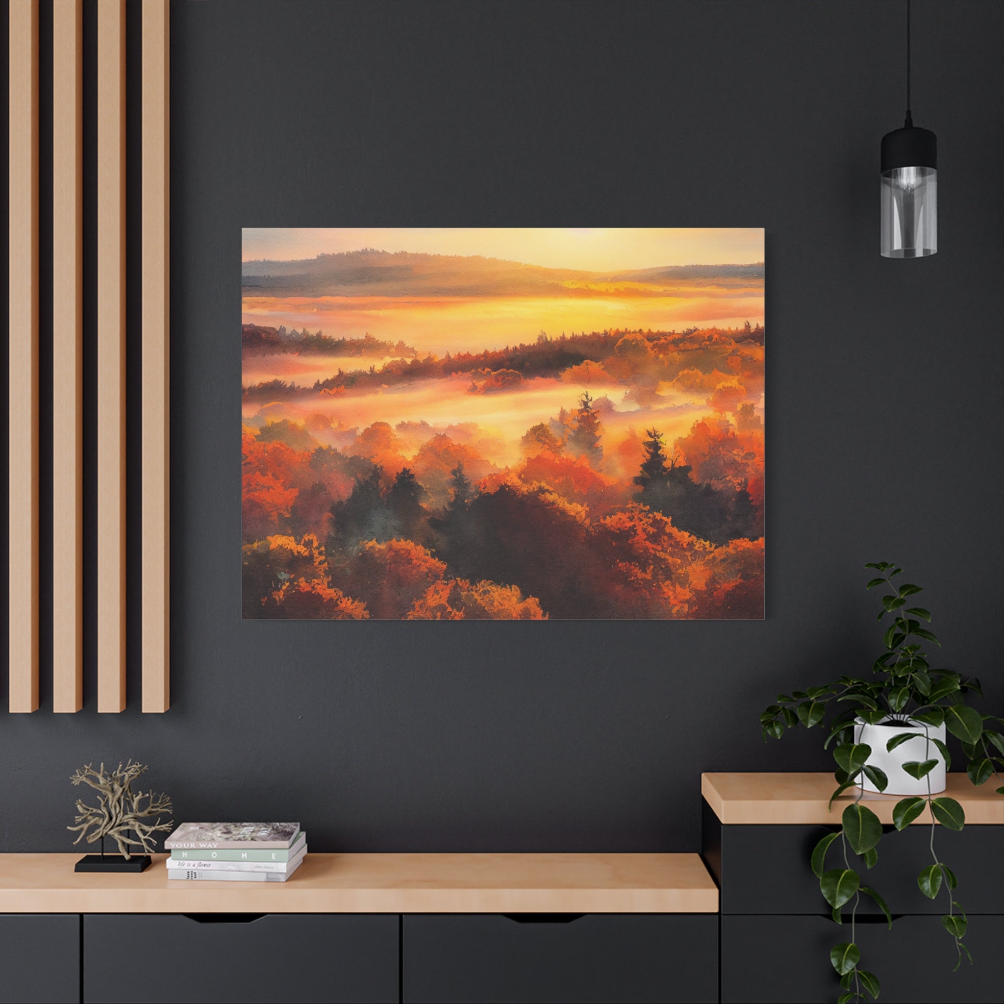 watercolor-fall-canvas-wall-art-fall-sunset-tree-print-stretched-matte-canvas-home-decor-autumn-decor-gift-for-nature-lovers