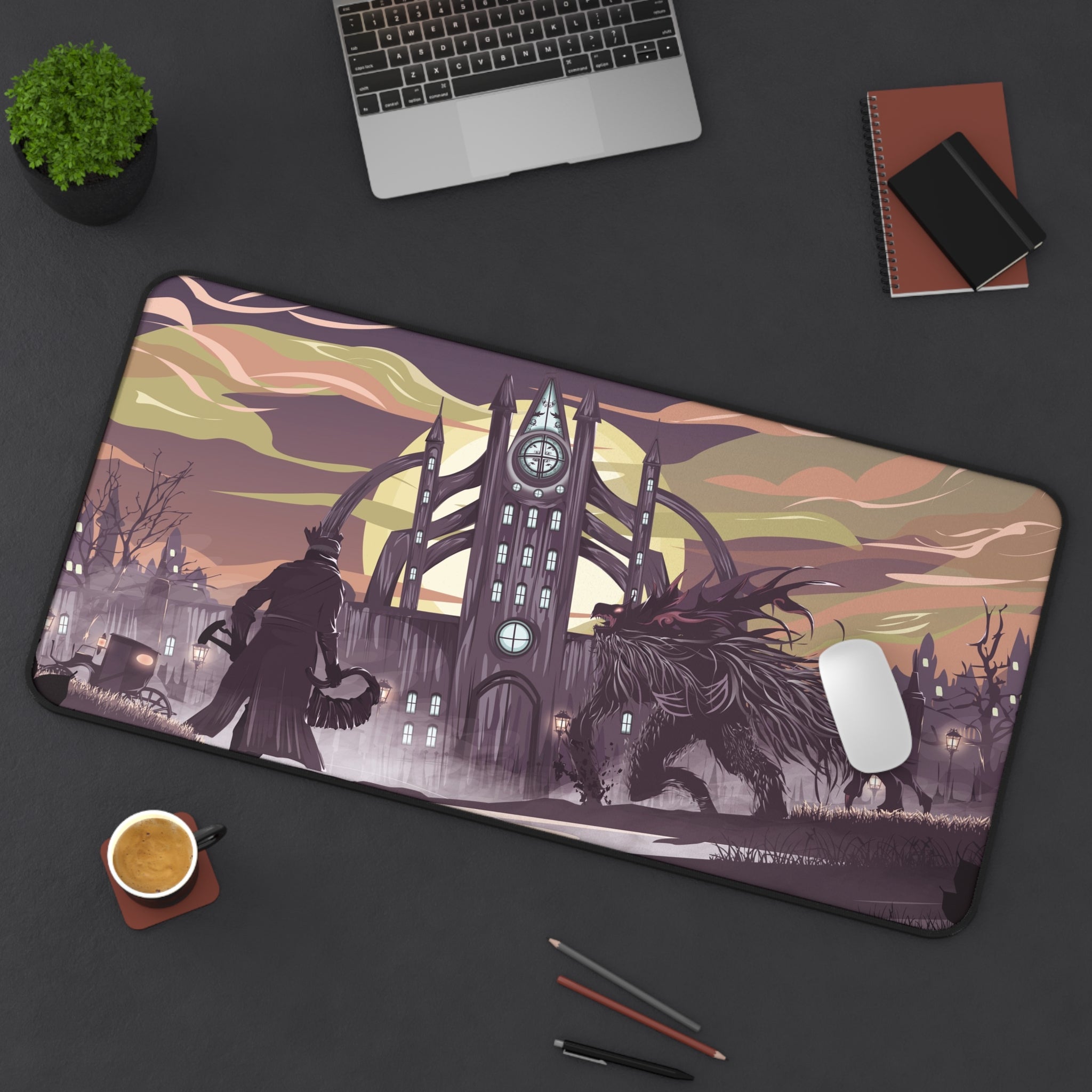 bloodborne-artwork-mouse-pad-the-hunter-desk-pad-large-gaming-desk-mat-fantasy-protective-desk-pad-gamer-gift
