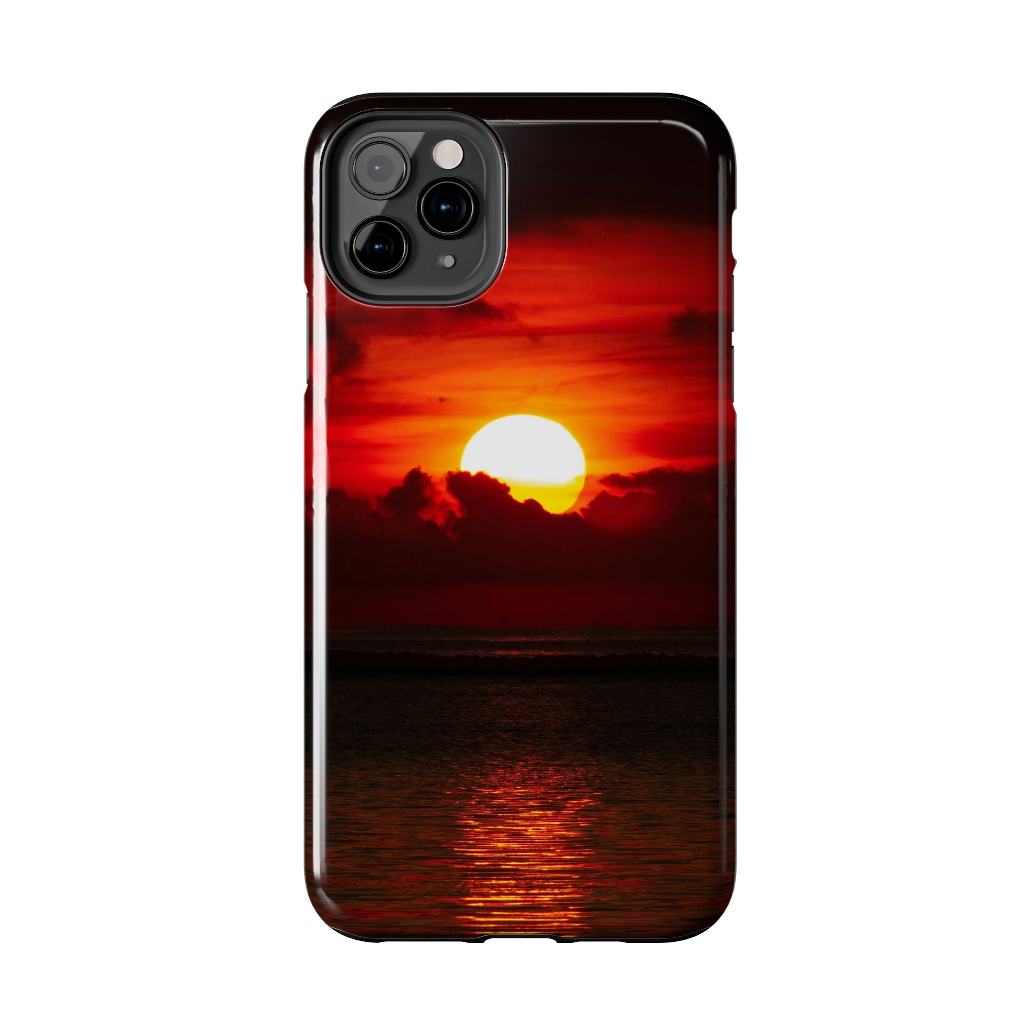 iphone-tough-case-red-sunset-protective-phone-cover-durable-smartphone-case-hard-shell-phone-case-sunset-lover-gift-red-phone