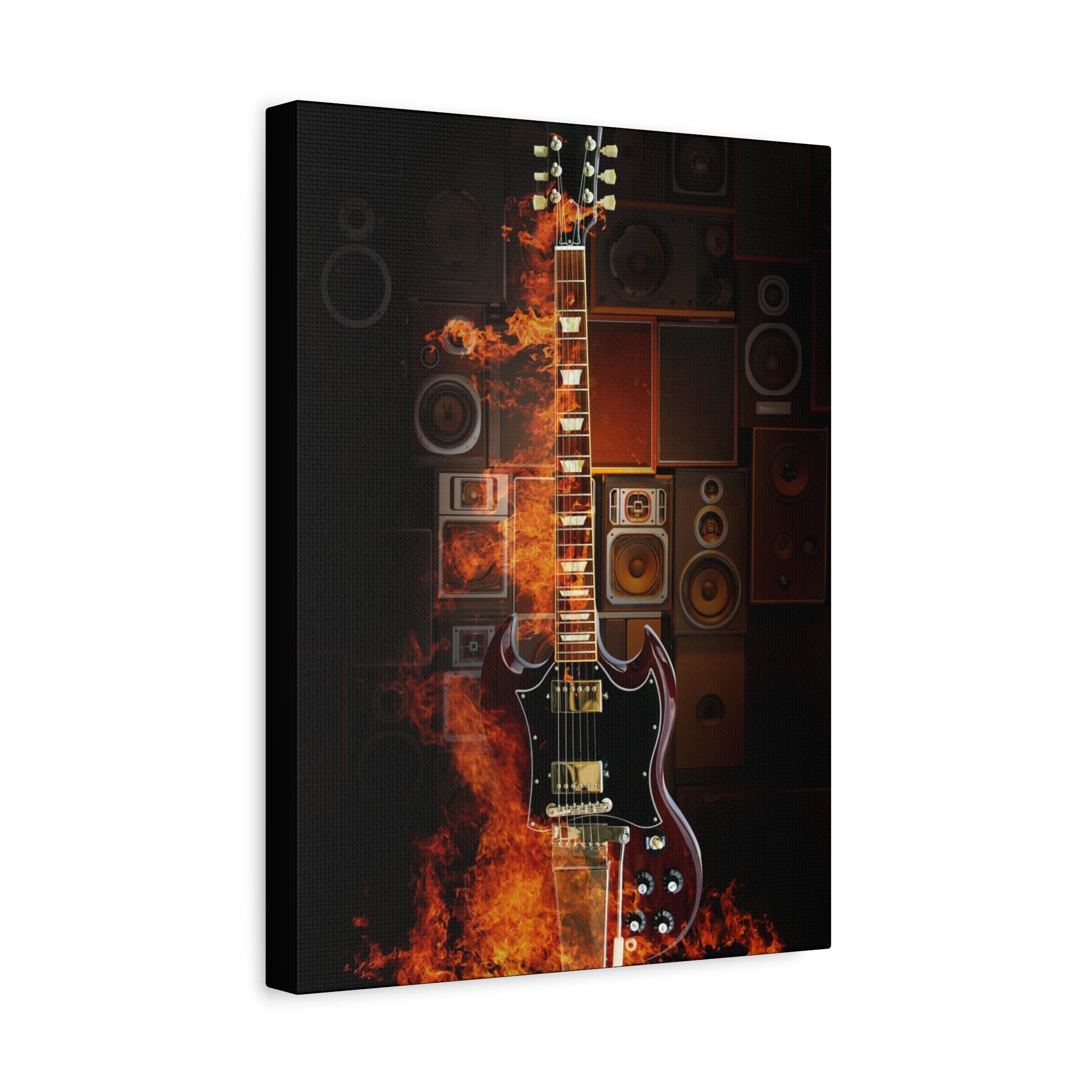 canvas-print-rock-n-roll-guitar-in-fire-home-wall-decor-music-art-gift-matte-stretched-wall-art-musicians-gift-guitarist-deco