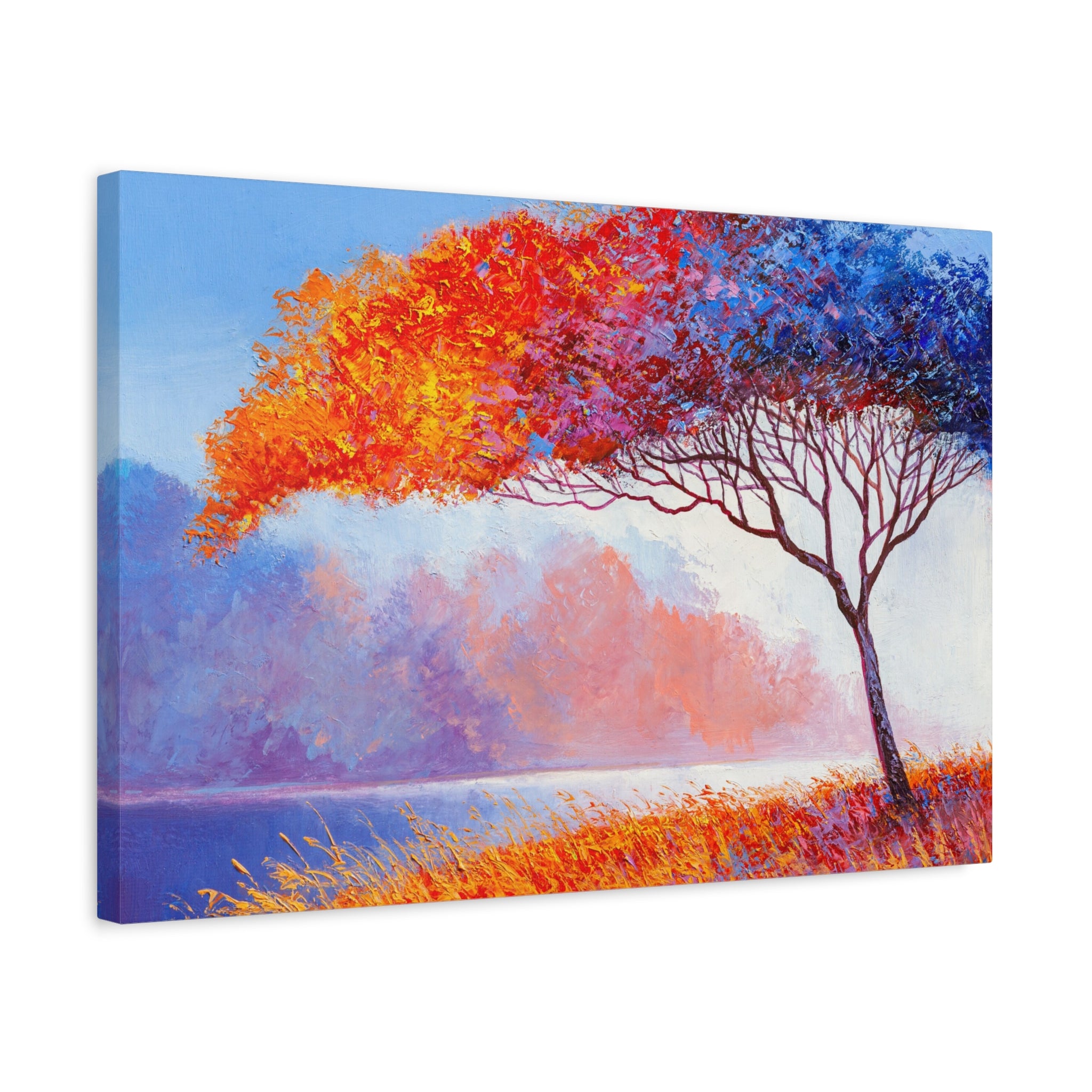 canvas-wall-art-fall-floral-brush-effect-tree-print-stretched-matte-canvas-home-decor-autumn-decor-gift-for-nature-lovers