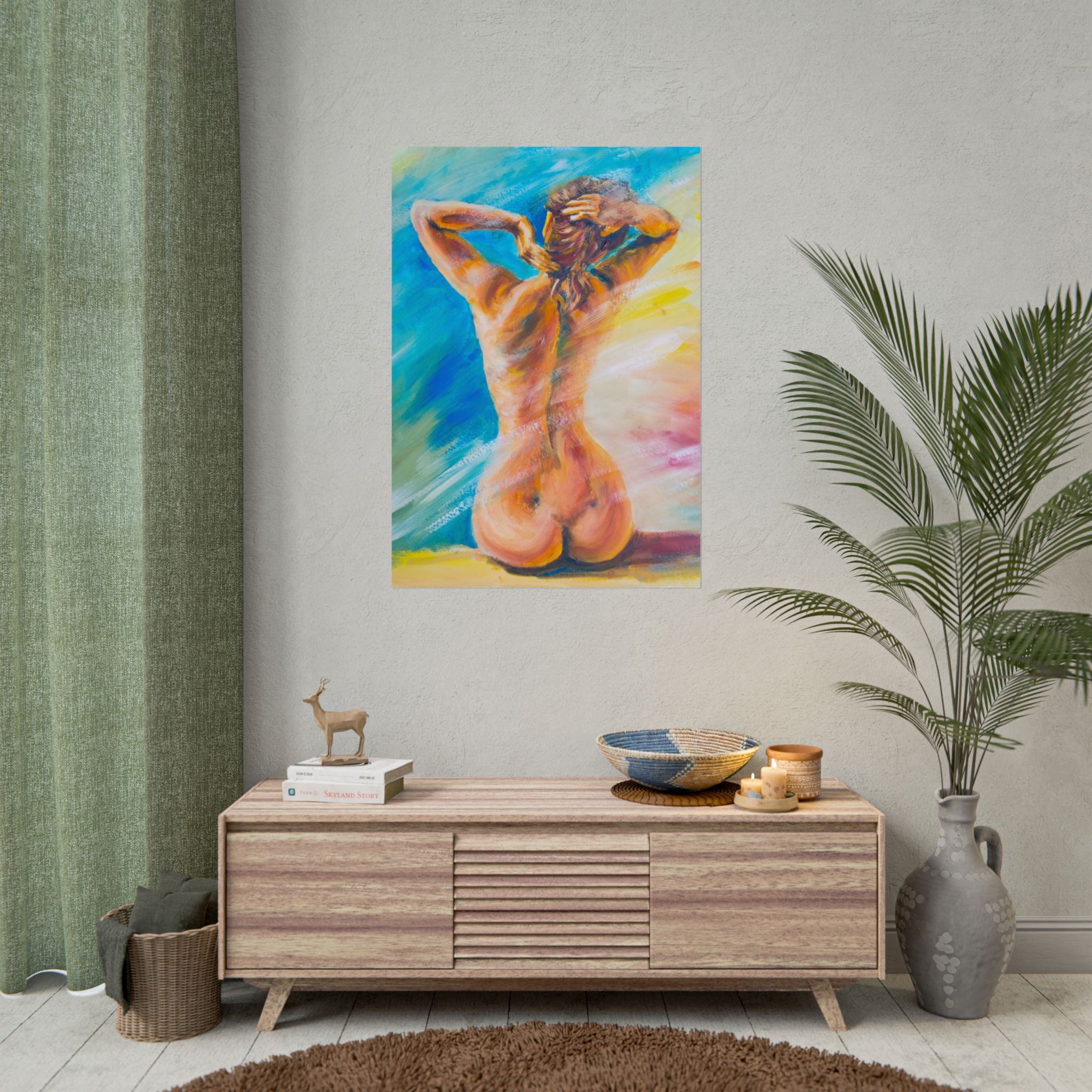 violin-naked-woman-body-oil-effect-poster-print-wall-art-music-lover-gift-home-decor-unique-artwork-rolled-posters