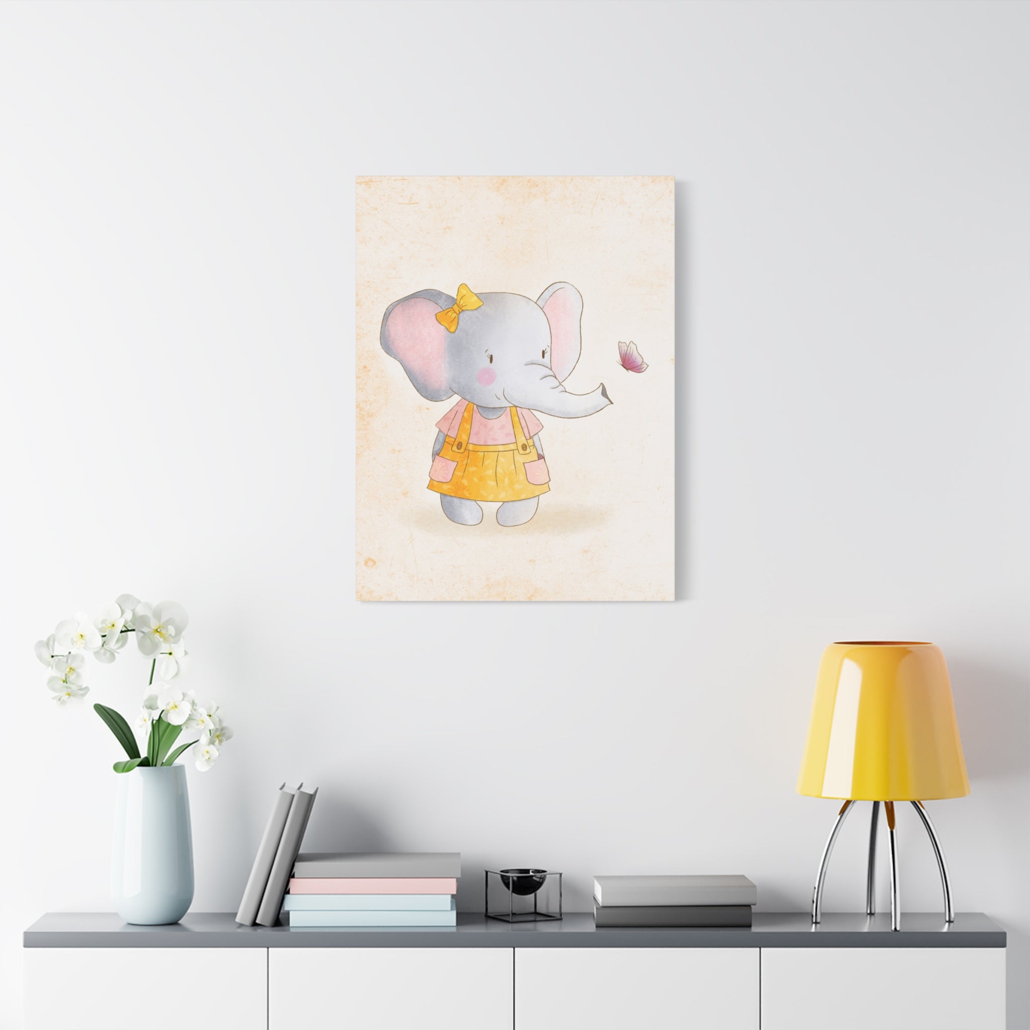canvas-wall-art-cute-elephant-nursery-decor-baby-elephant-print-nursery-art-cute-elephant-decoration-baby-nursery-cute-animal