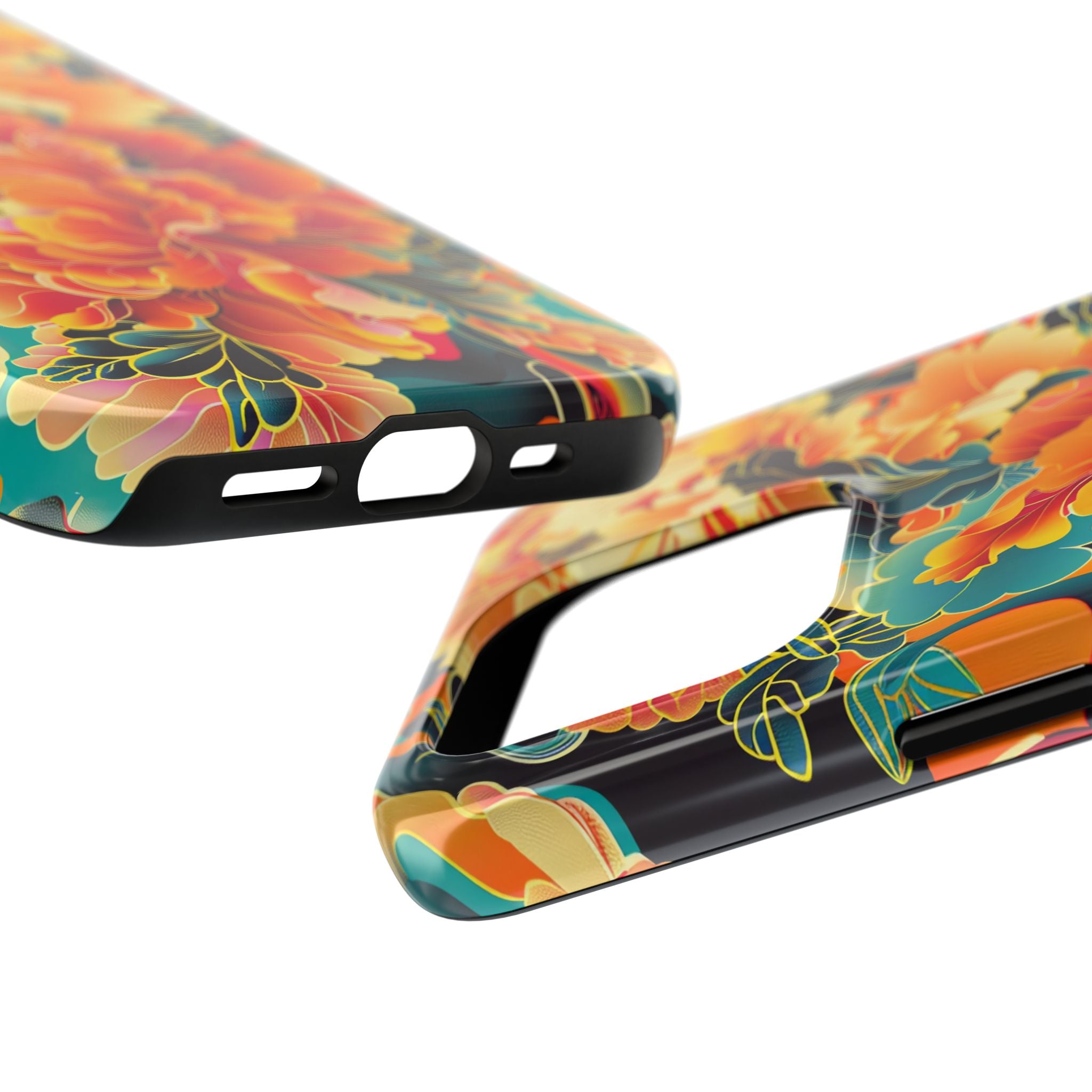 iphone-tough-case-retro-japanese-flowers-floral-phone-cover-vintage-japanese-style-protective-phone-case-asian-floral-design-