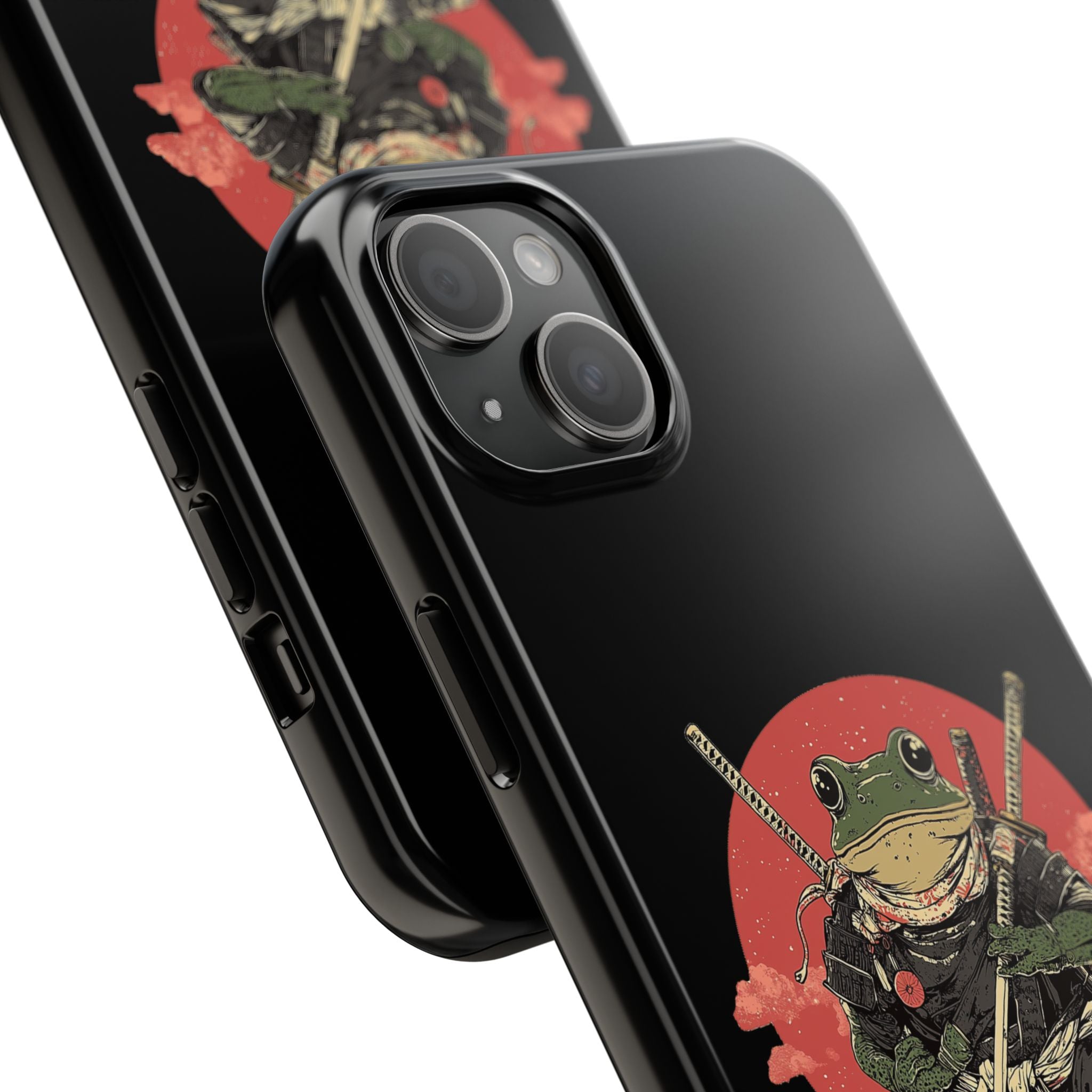 retro-vintage-ninja-frog-iphone-tough-case-red-sun-japanese-samurai-frog-design-ninja-warrior-black-iphone-hard-cover