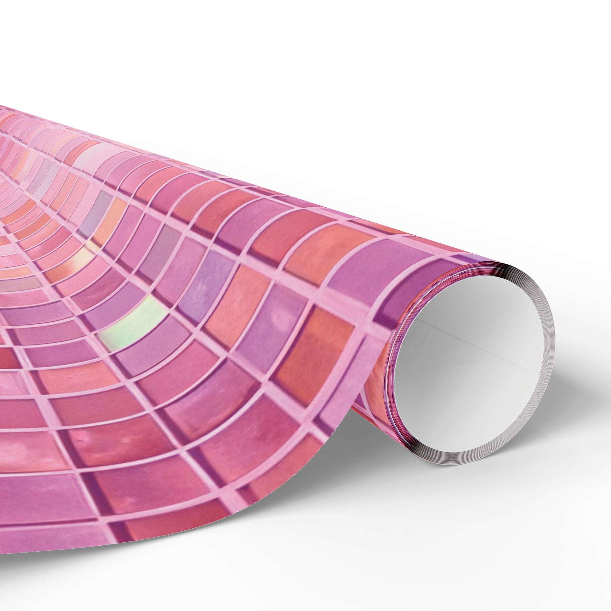 pastel-mosaic-wrapping-paper-pink-hologram-elegant-gift-wrap-for-special-occasions-birthdays-holidays-gift-wrap-wrapping-shee