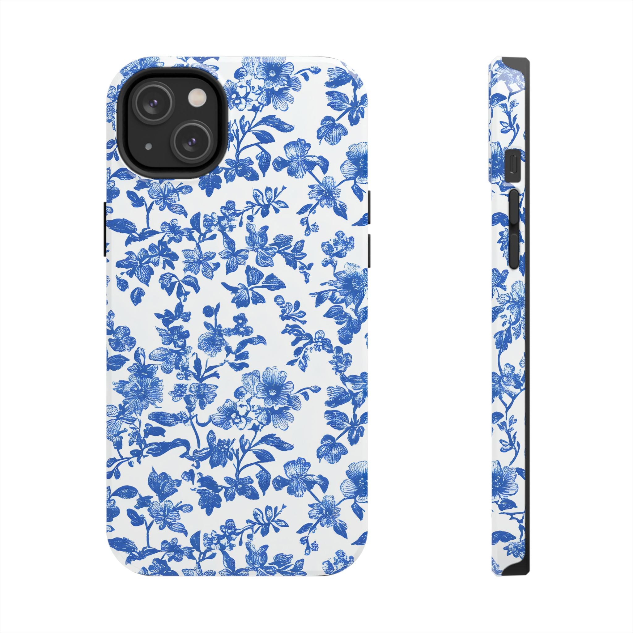 french-toile-floral-tough-iphone-case-blue-iphone-cover-protective-iphone-case-hard-shell-iphone-case-vintage-design-phone-ca