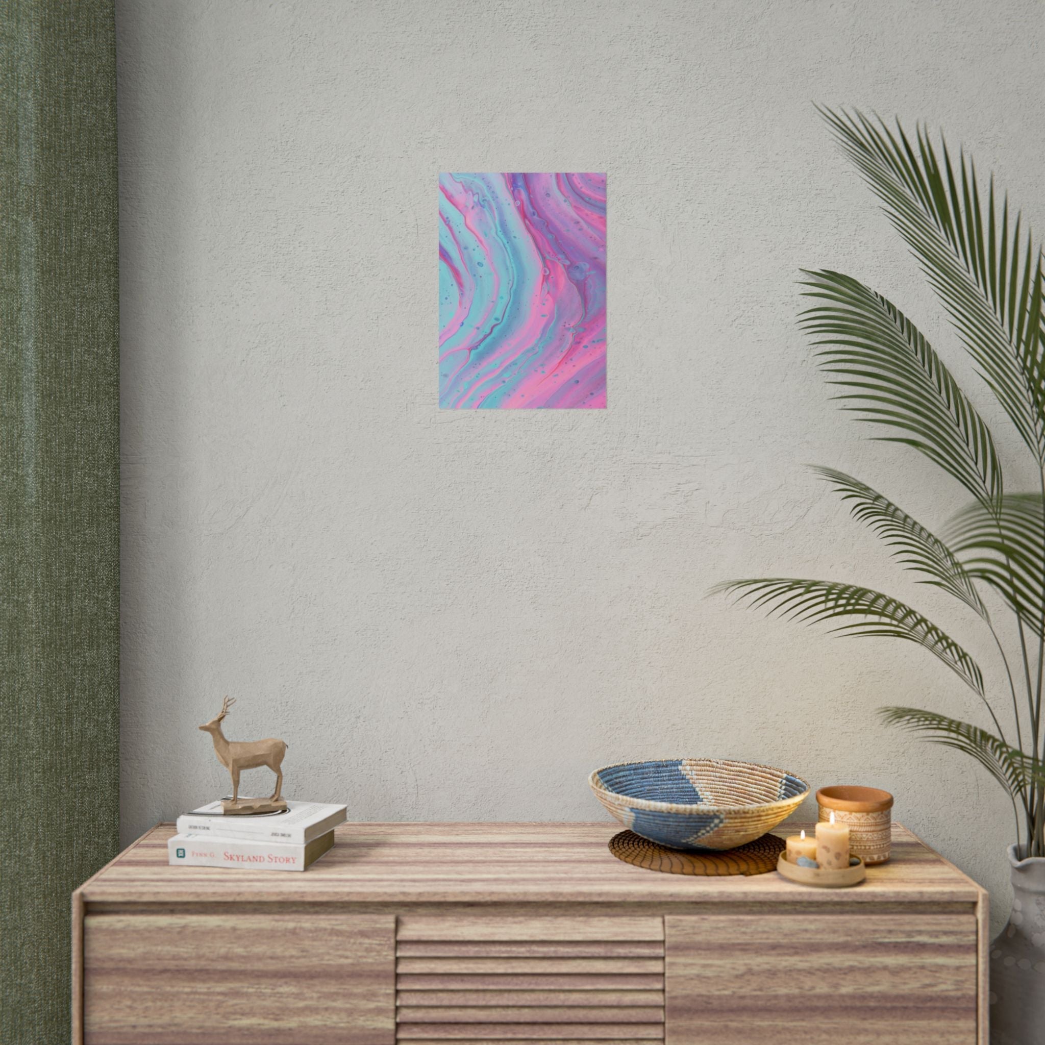 blue-pink-abstract-minimalist-poster-print-blue-pink-decor-pink-blue-Poster-wall-art-modern-home-decor-living-room-wall-art