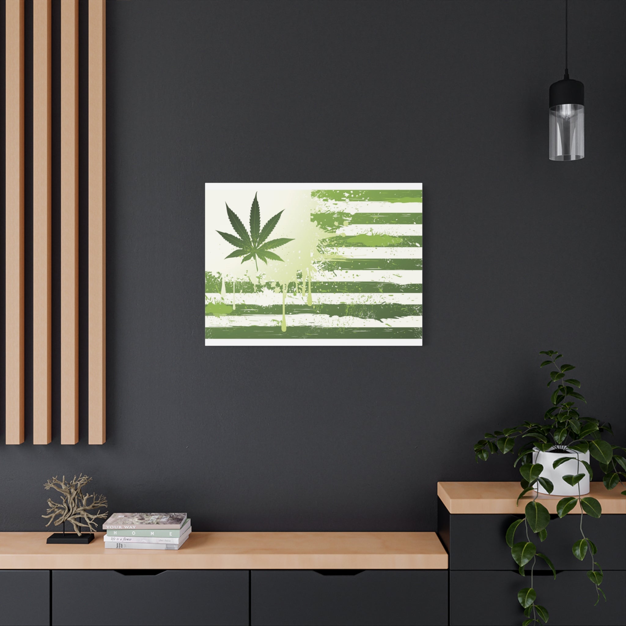 canvas-print-marijuana-republic-weed-mary-jane-funny-home-decor-wall-art-stretched-matte-wall-hanging-decorative-weed-art-mar