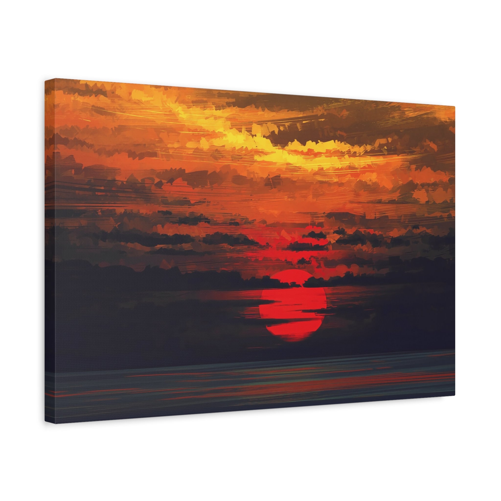 canvas-wall-art-red-sunset-landscape-cozy-home-decor-canvas-print-living-room-decor-farm-house-wall-decor-house-warming-gift