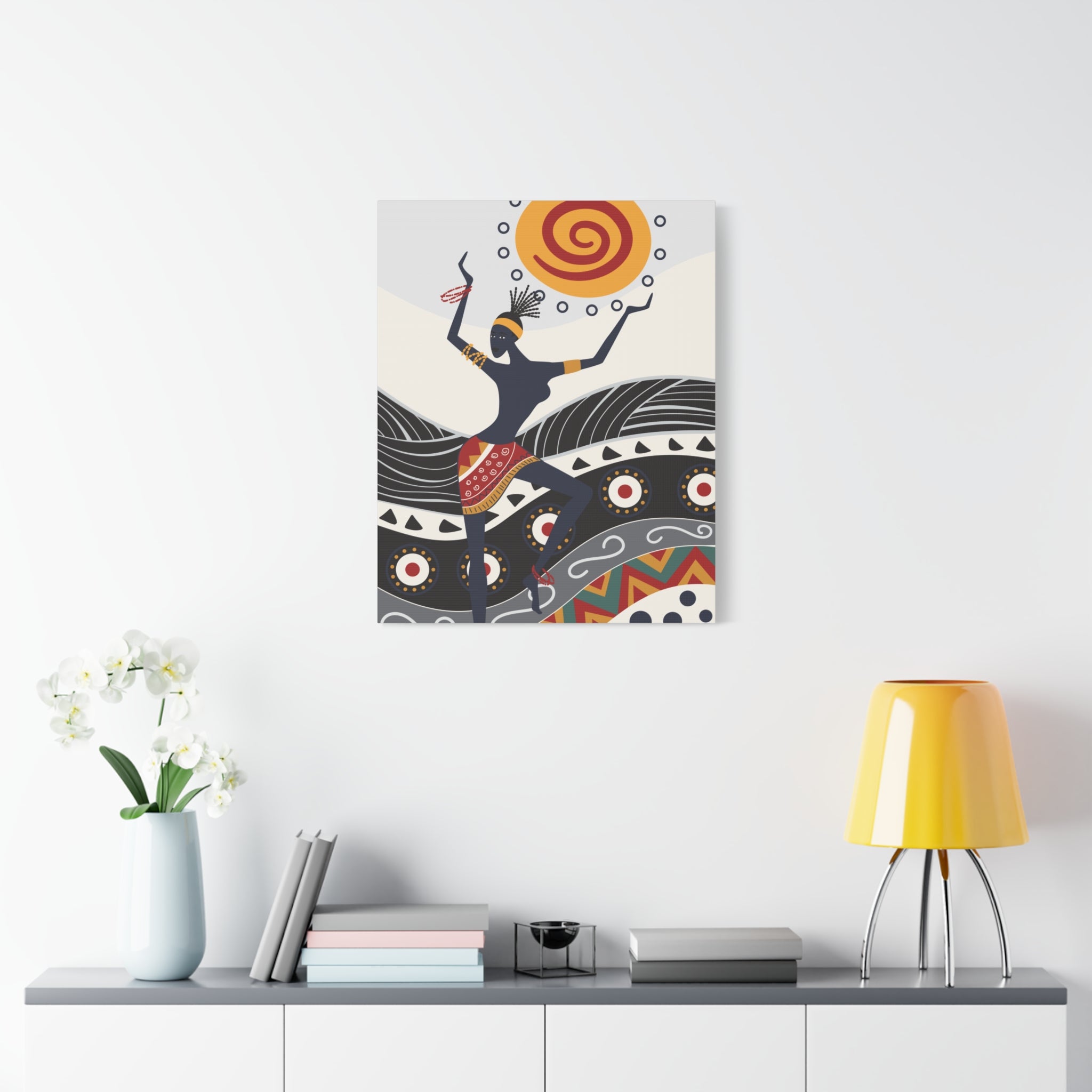 stretched-canvas-print-african-ornament-traditional-dance-wall-decor-african-wall-art-tribal-home-decoration-ethnic-african-a