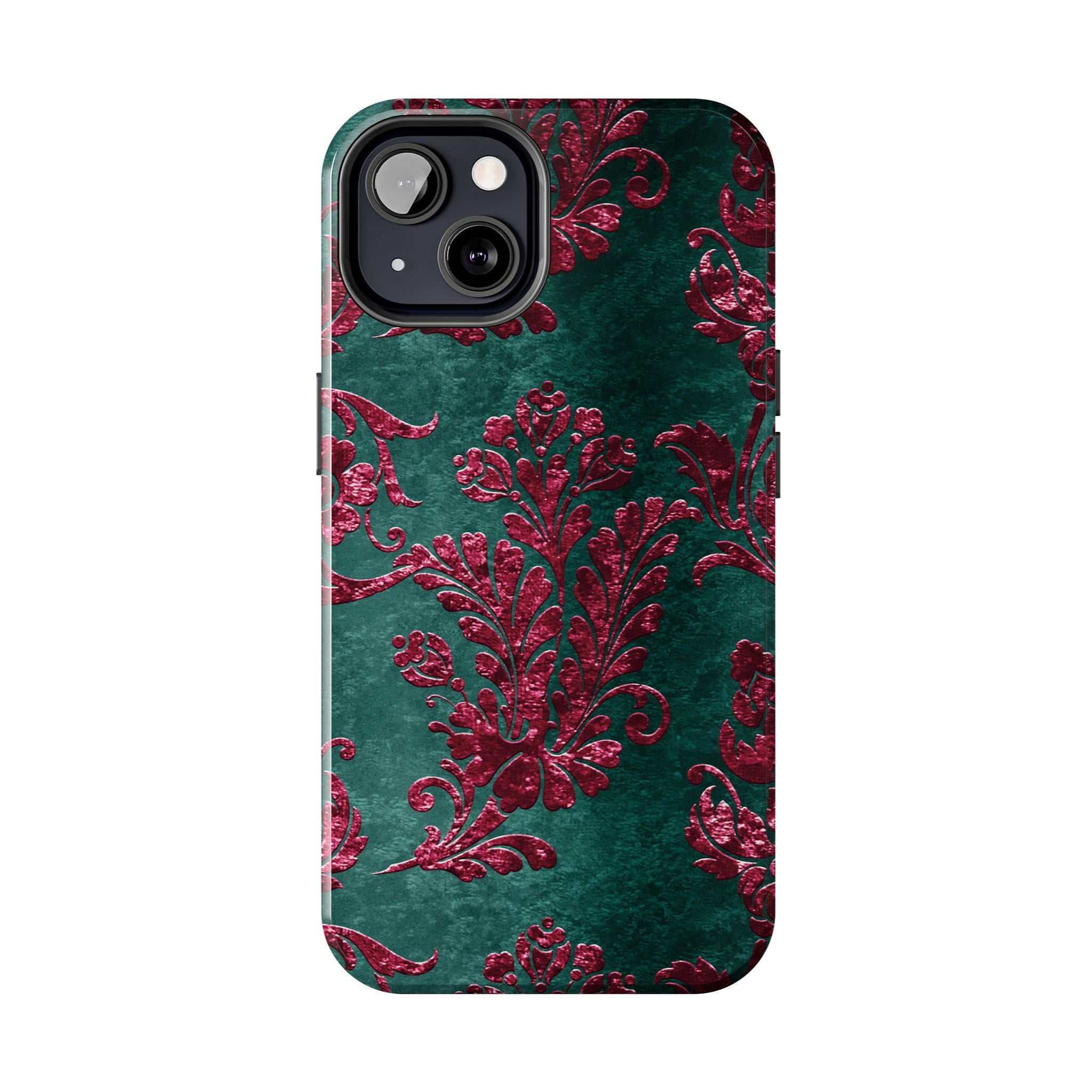 embossed-burgundy-velvet-tough-iphone-case-protective-iphone-cover-heavy-duty-iphone-case-rugged-phone-case-durable-smartphon