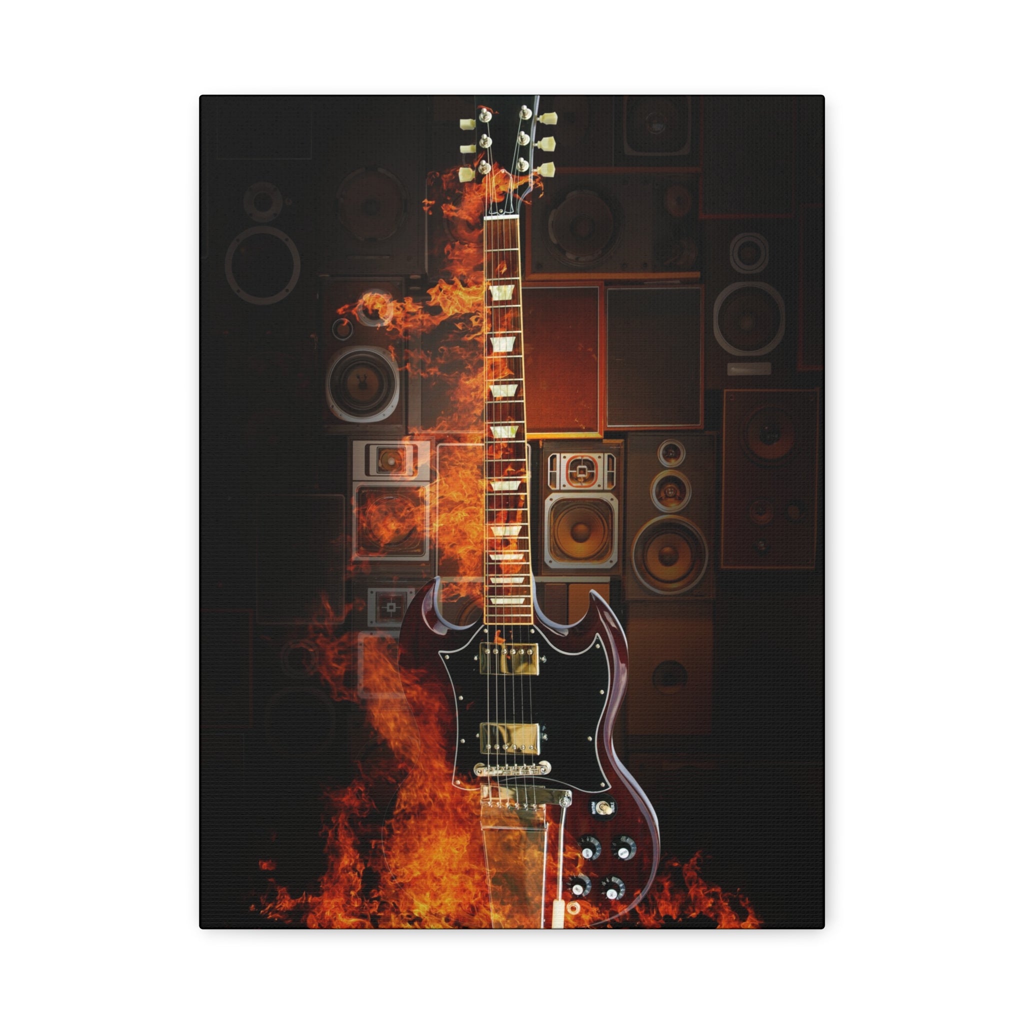canvas-print-rock-n-roll-guitar-in-fire-home-wall-decor-music-art-gift-matte-stretched-wall-art-musicians-gift-guitarist-deco