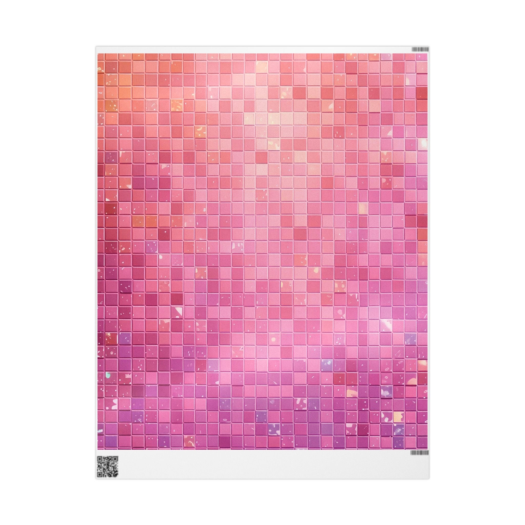 pastel-mosaic-wrapping-paper-pink-hologram-elegant-gift-wrap-for-special-occasions-birthdays-holidays-gift-wrap-wrapping-shee