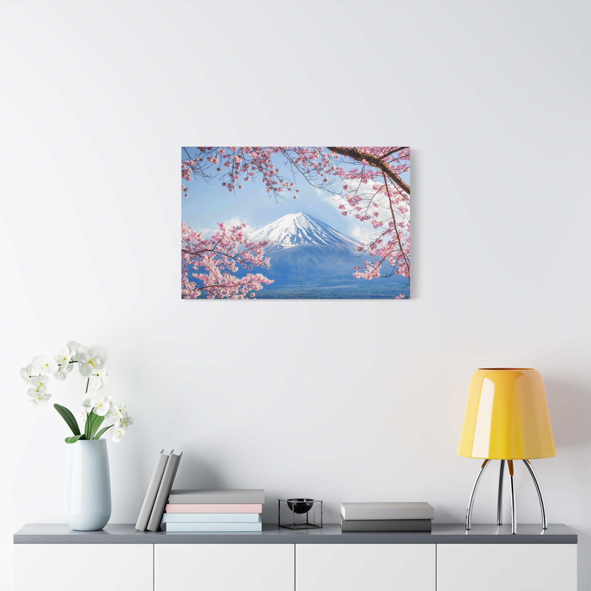 canvas-print-mount-fuji-cherry-blossom-wall-art-scenery-winter-sakura-flower-decor-stretched-matte-japanese-landscape-home-de