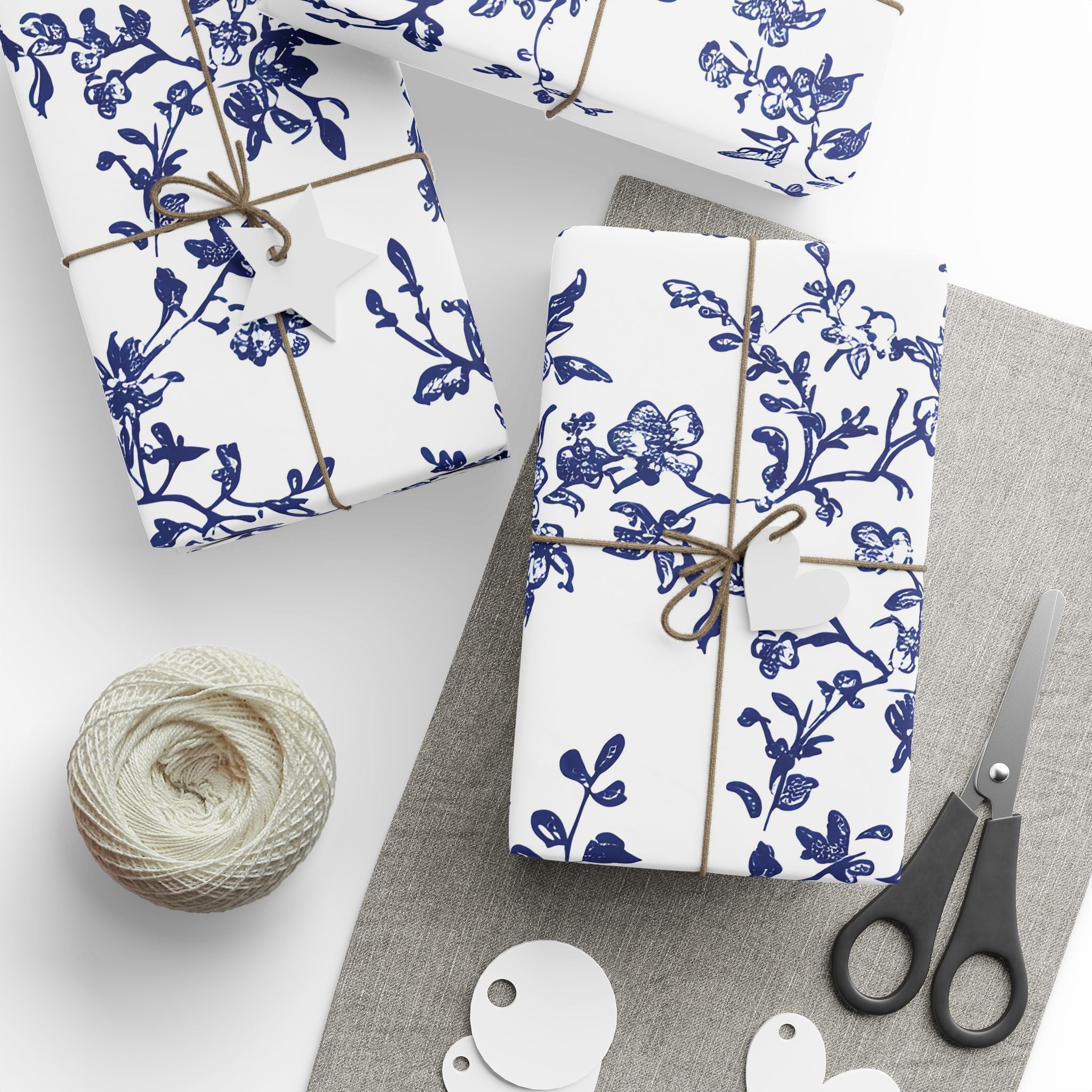 wrapping-papers-blue-french-toile-floral-elegant-gift-wrap-holiday-gift-wrap-birthday-wrapping-paper-wedding-gift-wrap-christ