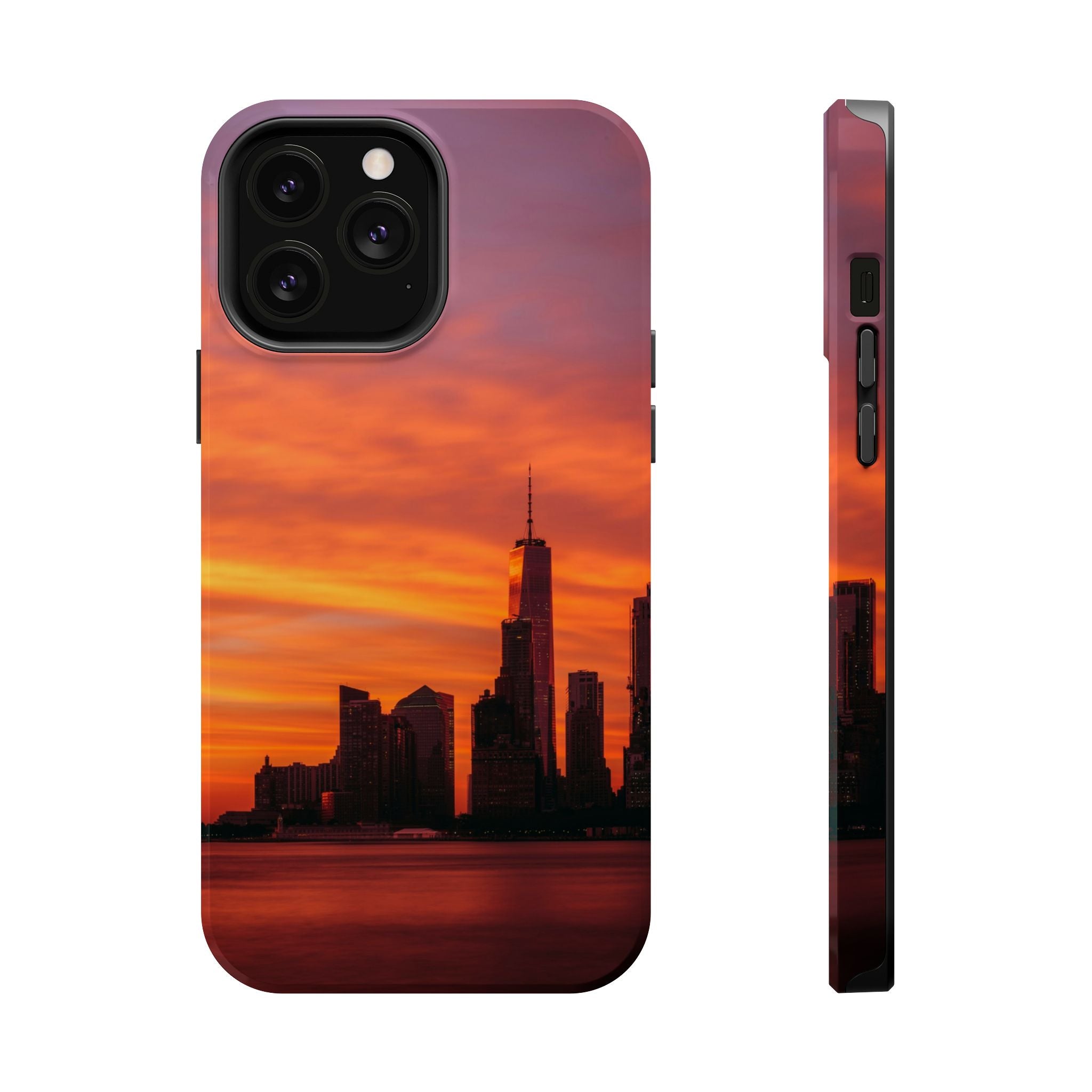 sunset-nyc-cityscape-magnetic-tough-case-durable-phone-protector-new-york-tough-case-gift-for-photographers-urban-aesthetic