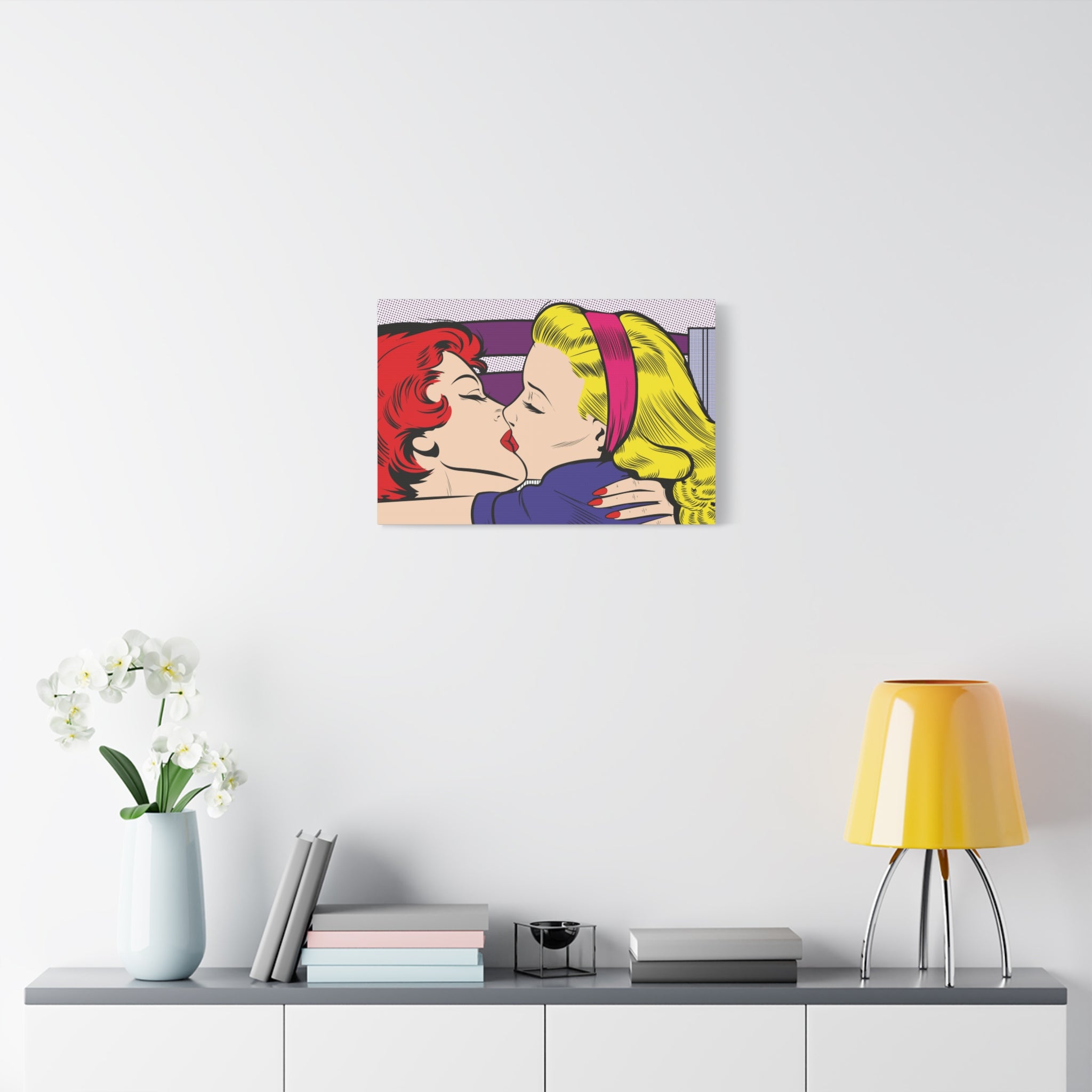 canvas-print-pop-art-lesbian-kiss-home-decor-wall-art-lgbt-pride-gift-matte-stretched-wall-art-unique-artwork