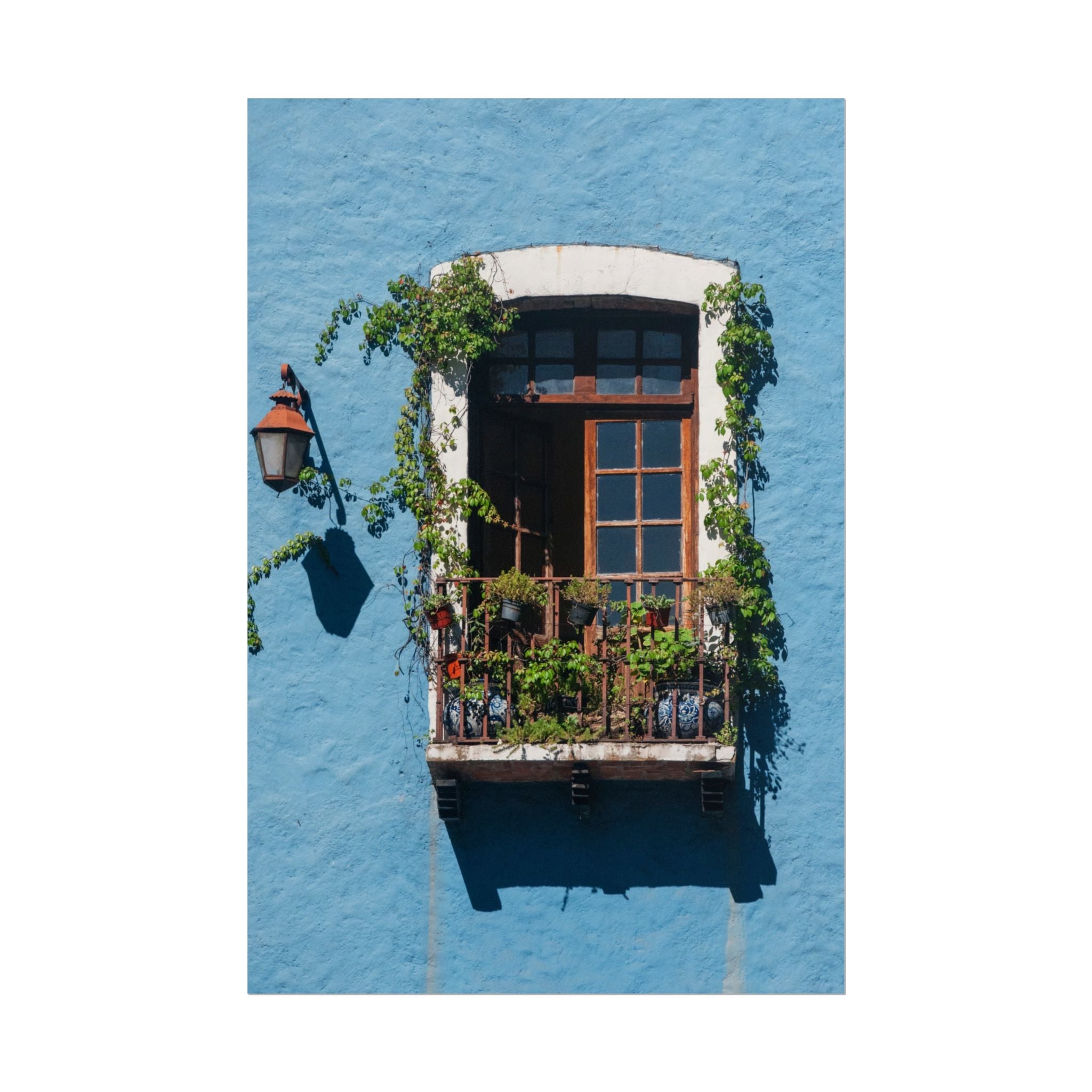 Rolled Posters, Mexican Balcony Home Decor Wall Art Hanging, Living Room Housewarming Gift, Poster Wall Art