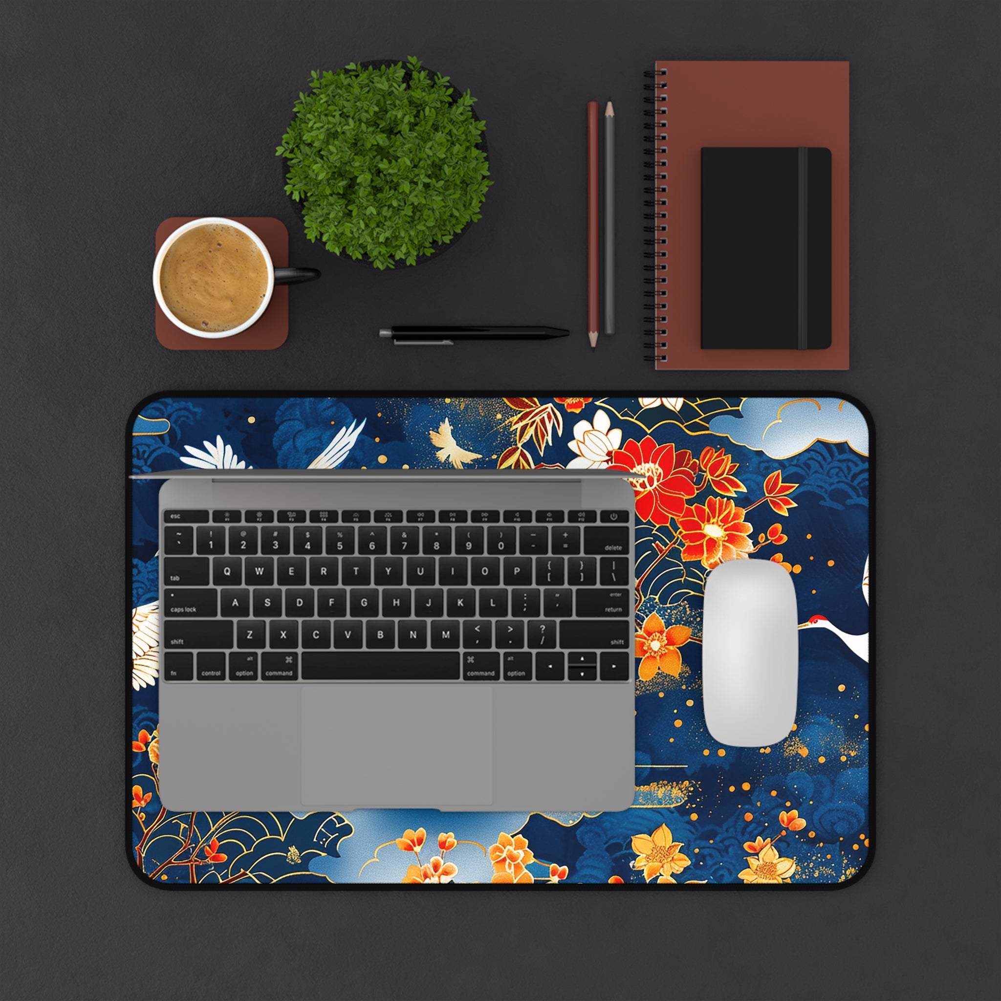 japanese-cranes-art-desk-mat-mousepad-floral-desk-pad-for-home-office-asian-crane-design-gift-for-bird-lovers-office-decor-wo