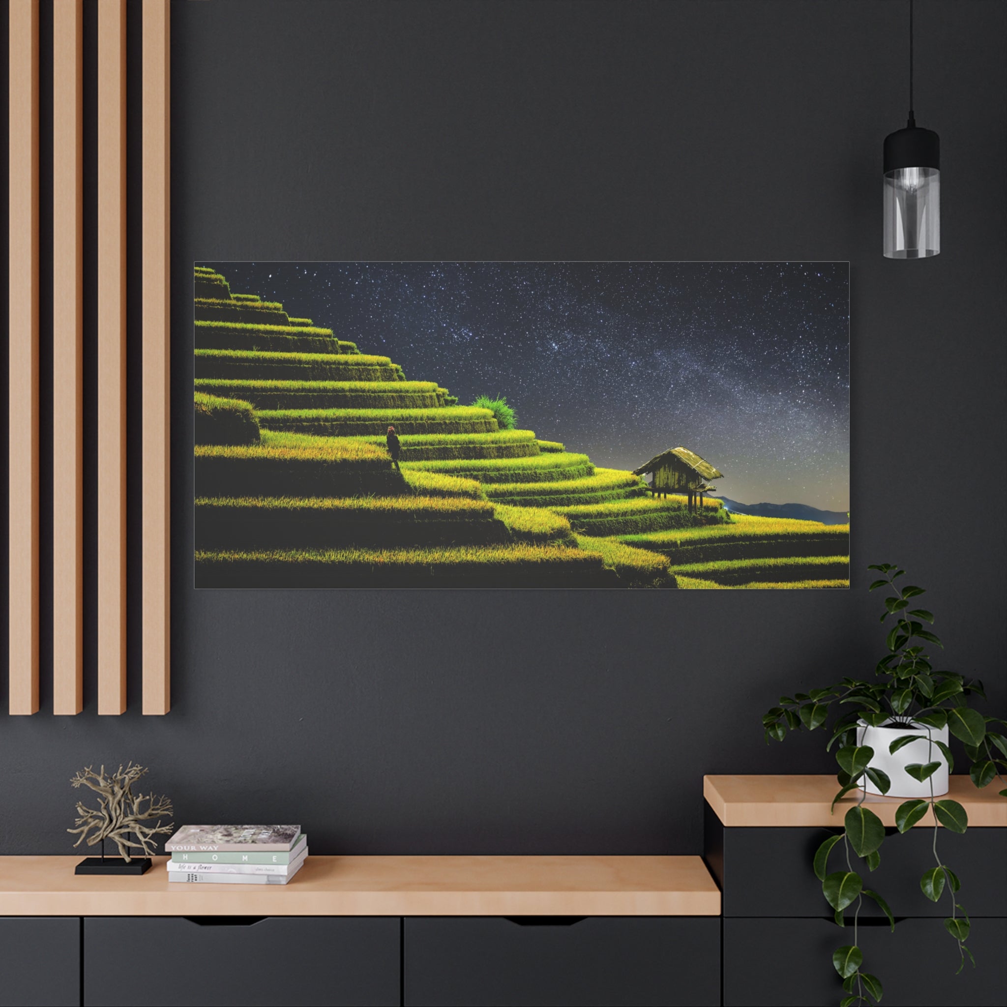 canvas-print-rice-terraces-farming-night-sky-scenery-matte-canvas-stretched-wall-art-home-decor-nature-lover-gift-landscape-a