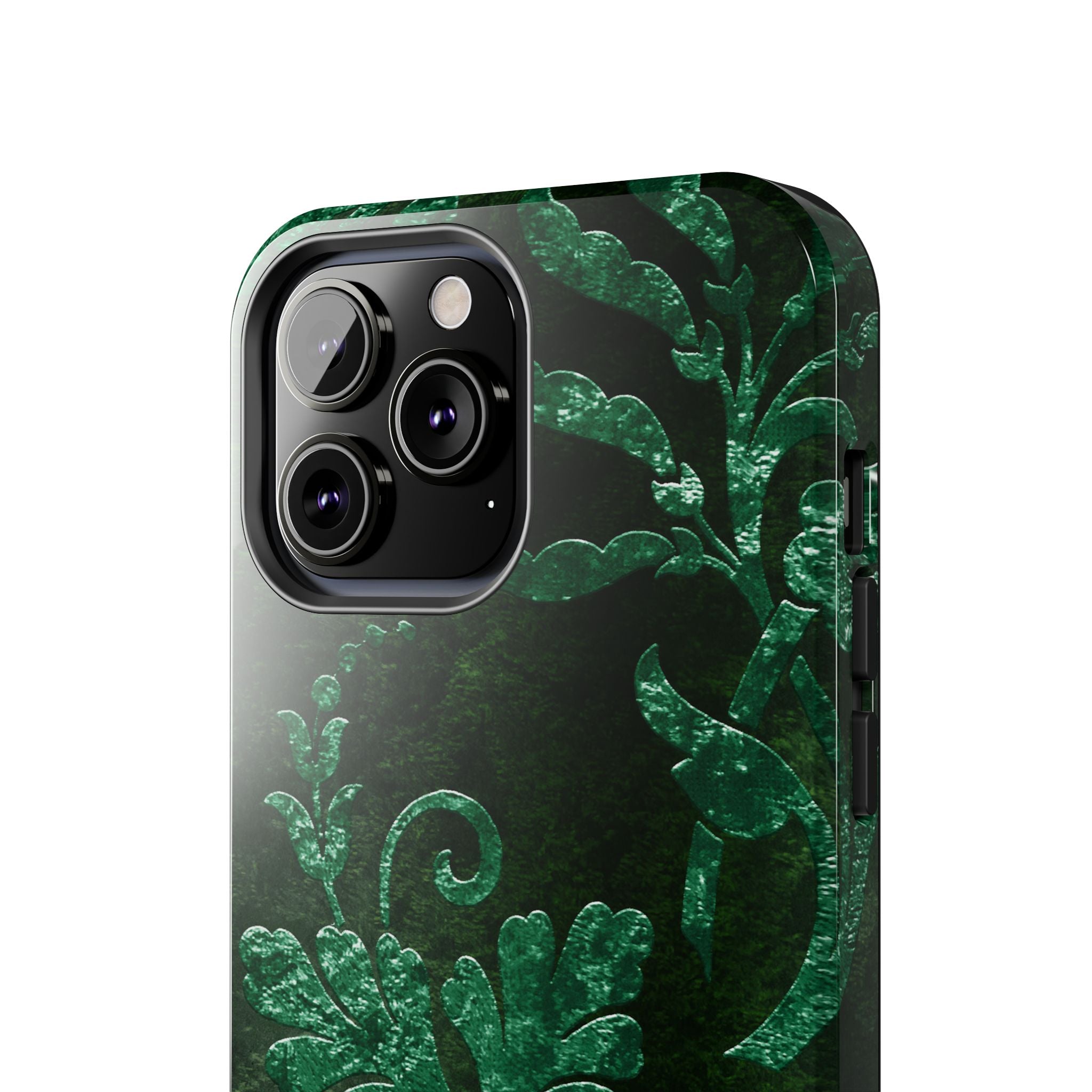 embossed-emerald-velvet-tough-phone-case-protective-iphone-cover-heavy-duty-phone-case-rugged-phone-case-durable-smartphone-c