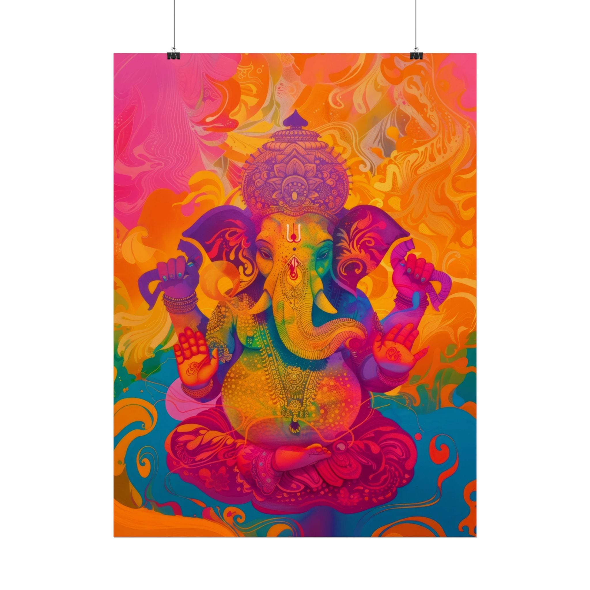 colorful-ganesha-poster-print-wall-art-decor-spiritual-home-decor-lord-ganesha-art-hindu-god-wall-decor-ethnic-wall-hanging