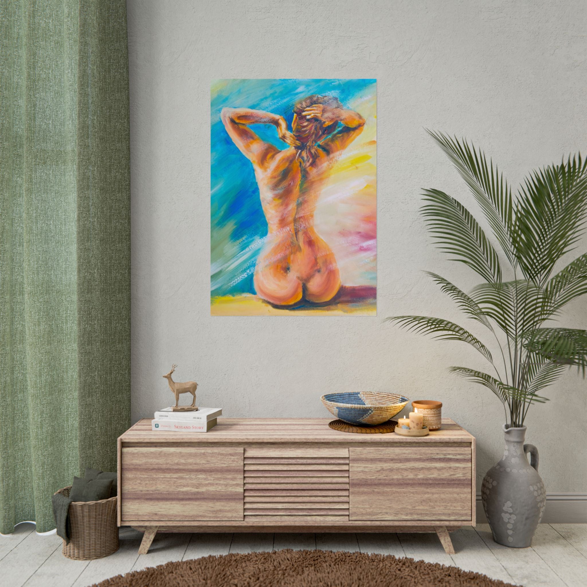 violin-naked-woman-body-oil-effect-poster-print-wall-art-music-lover-gift-home-decor-unique-artwork-rolled-posters